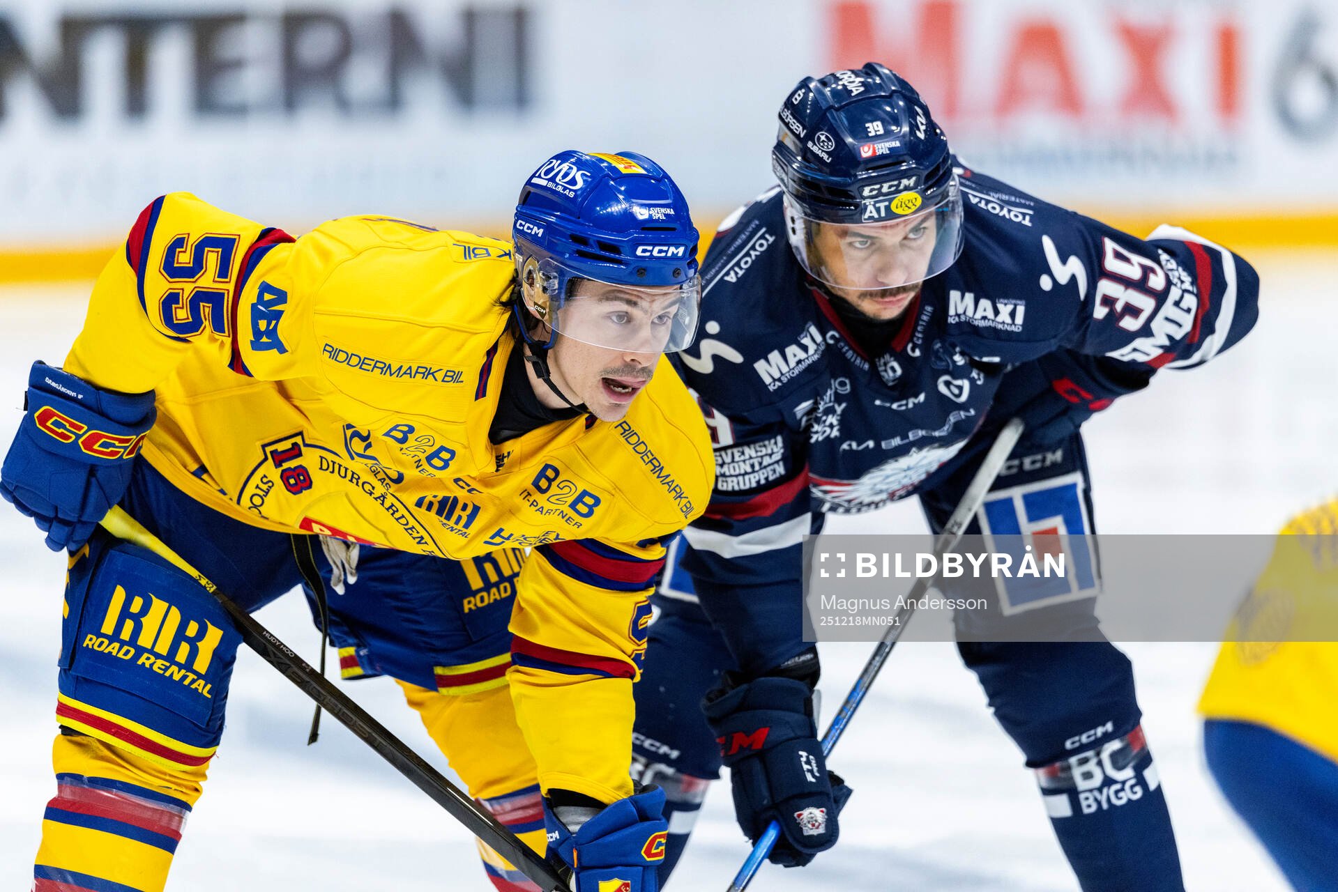 Djurgårdens Charles Hudon och Linköpings Ty Rattie