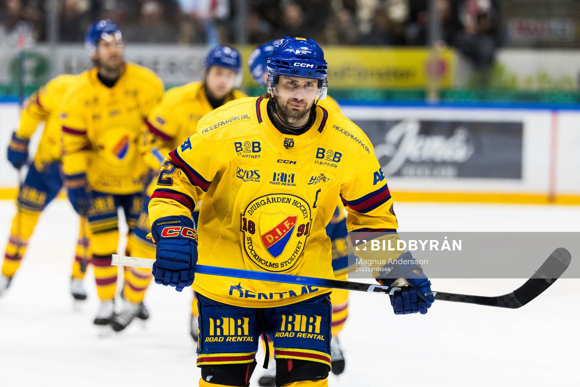 Djurgårdens Marcus Krüger jublar