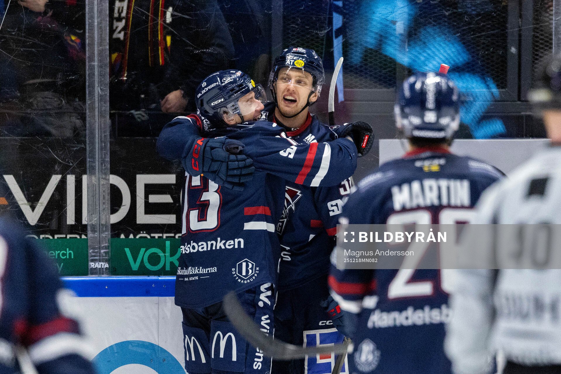 Linköpings Johan Södergran jublar