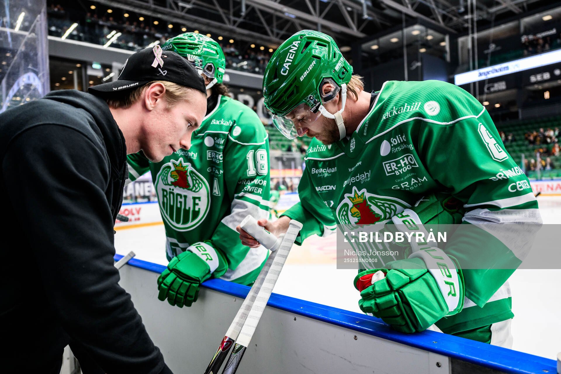 Rögle J18 materialare Morgan Möller