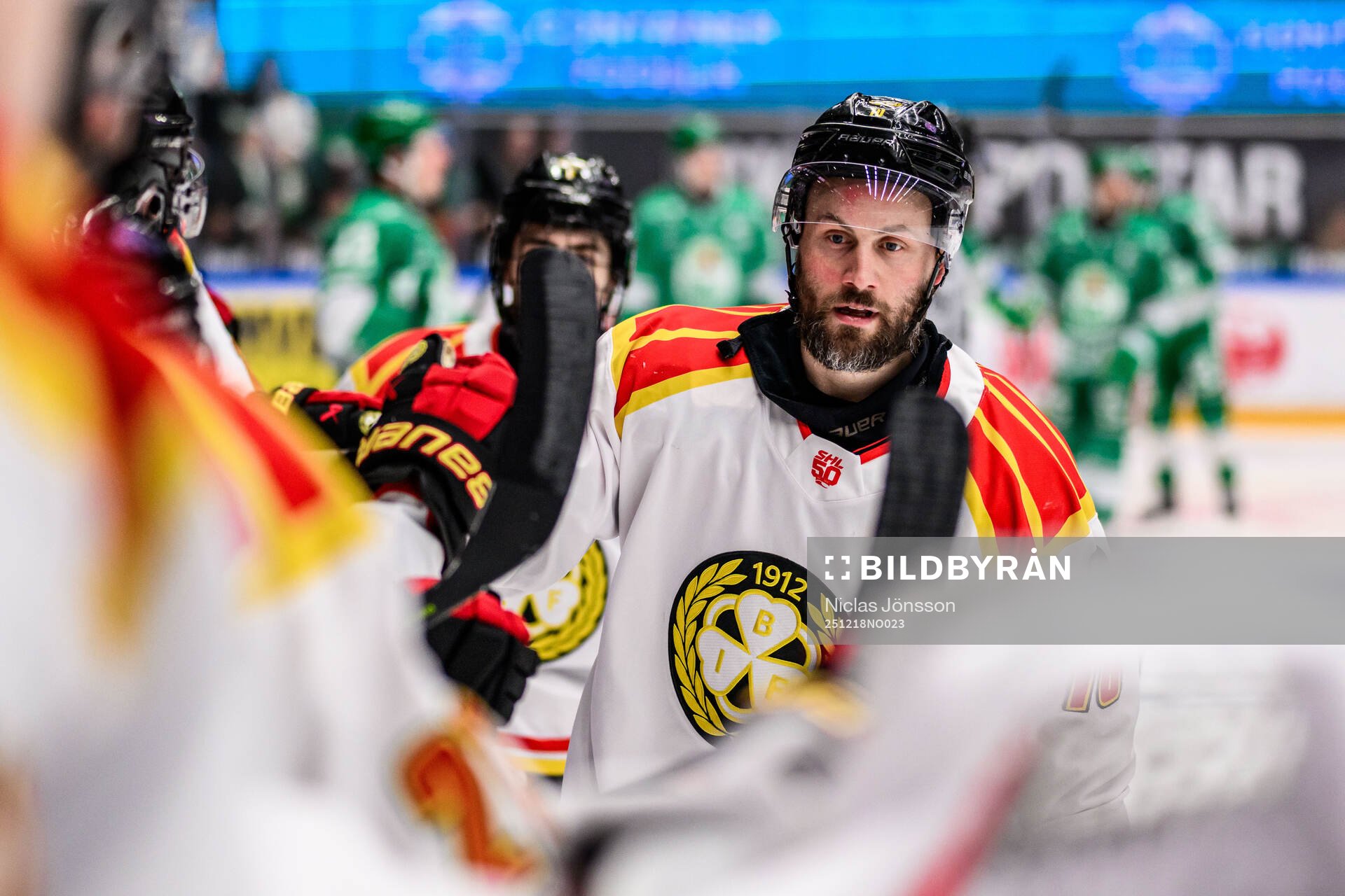 Brynäs Johan Larsson jublar