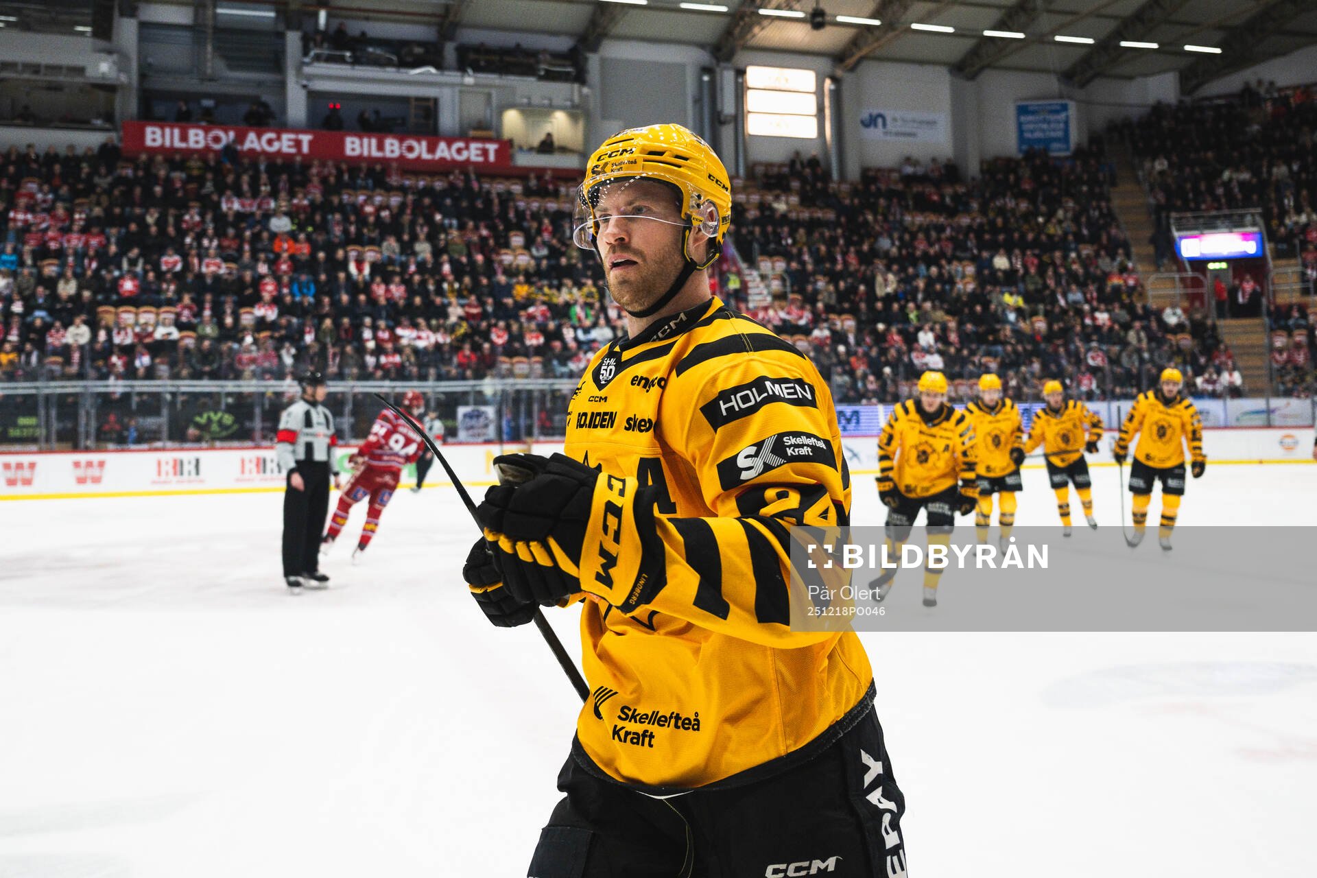 Skellefteås Oscar Lindberg jublar