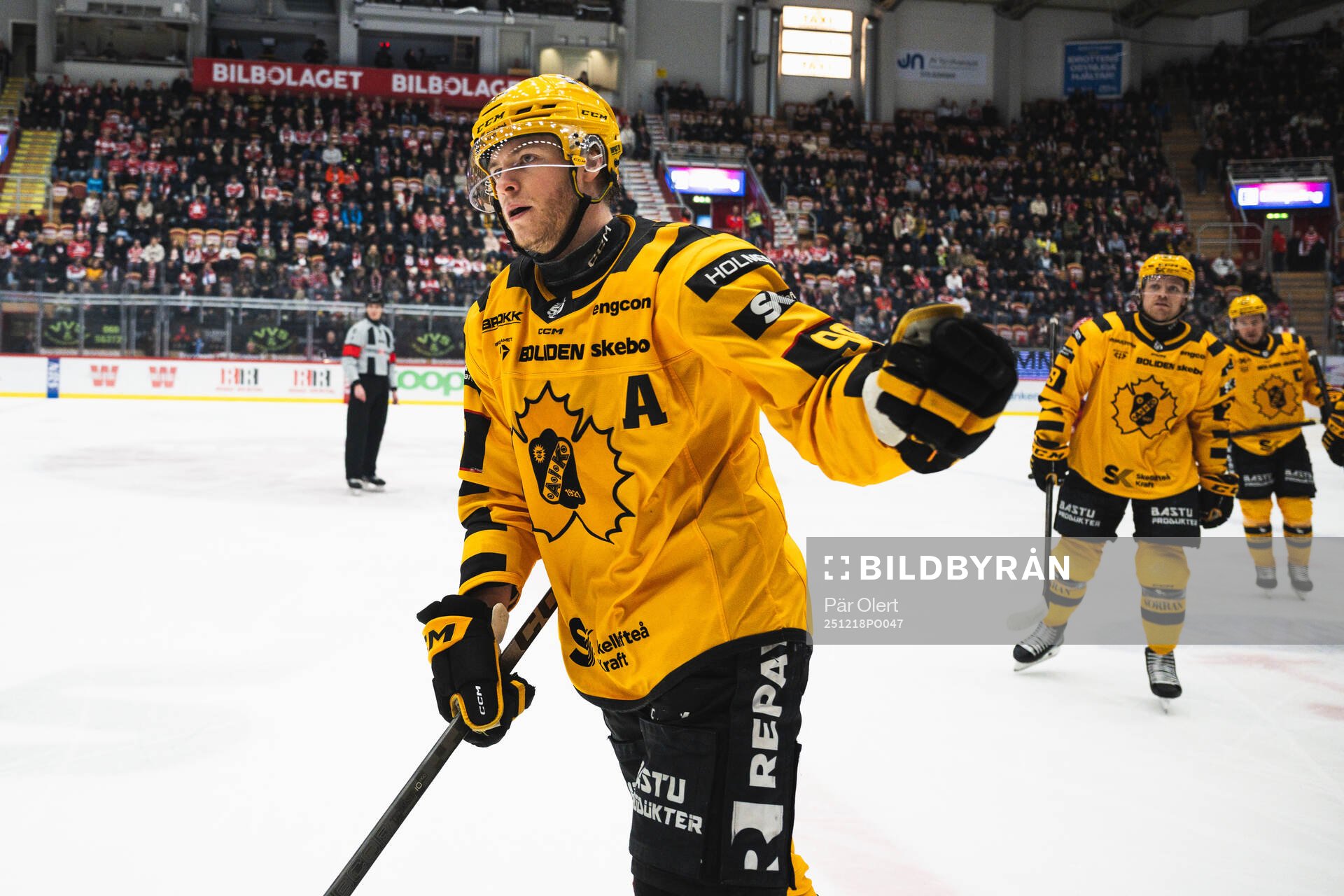 Skellefteås Rickard Hugg jublar
