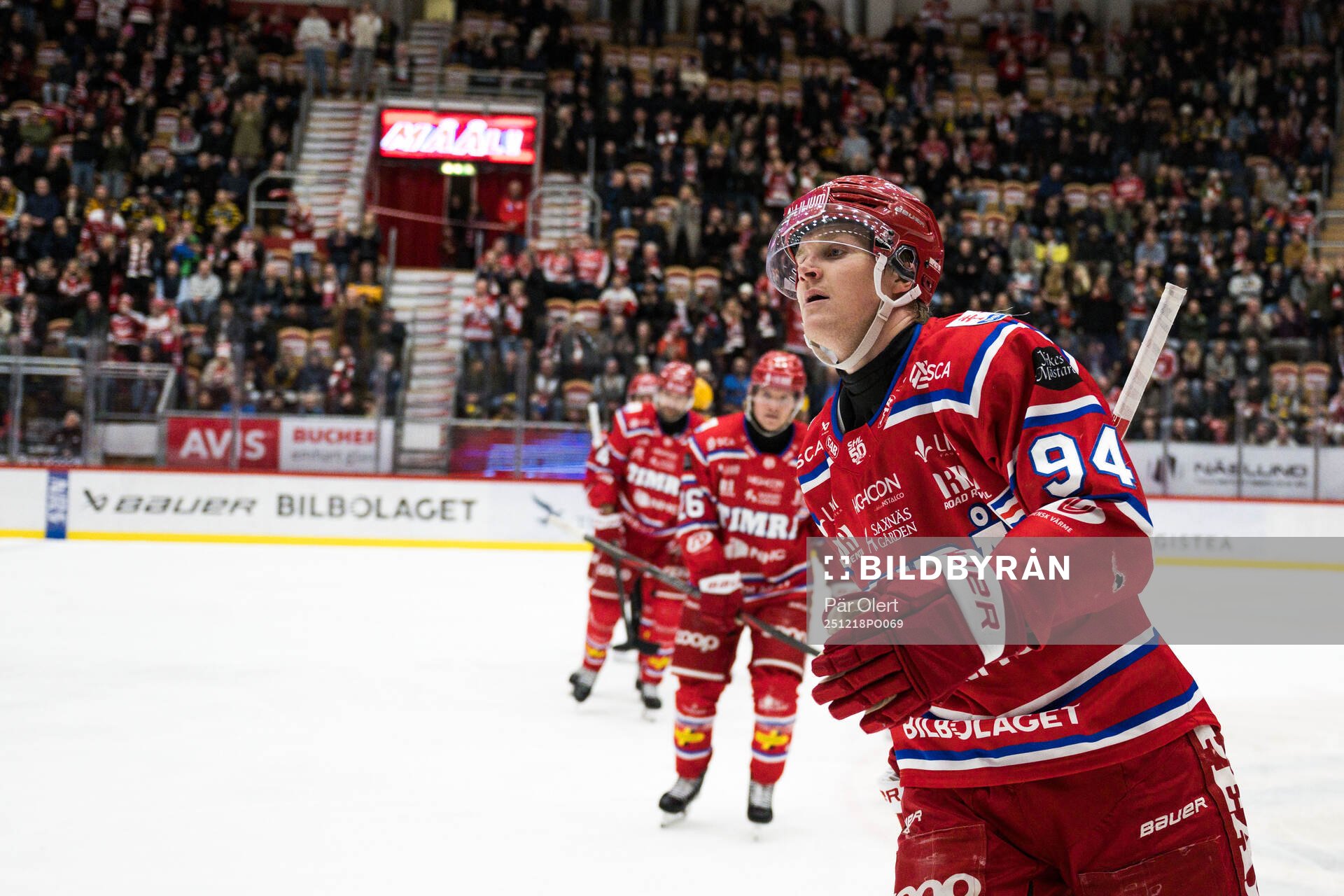 Timrås Sebastian Hartmann jublar