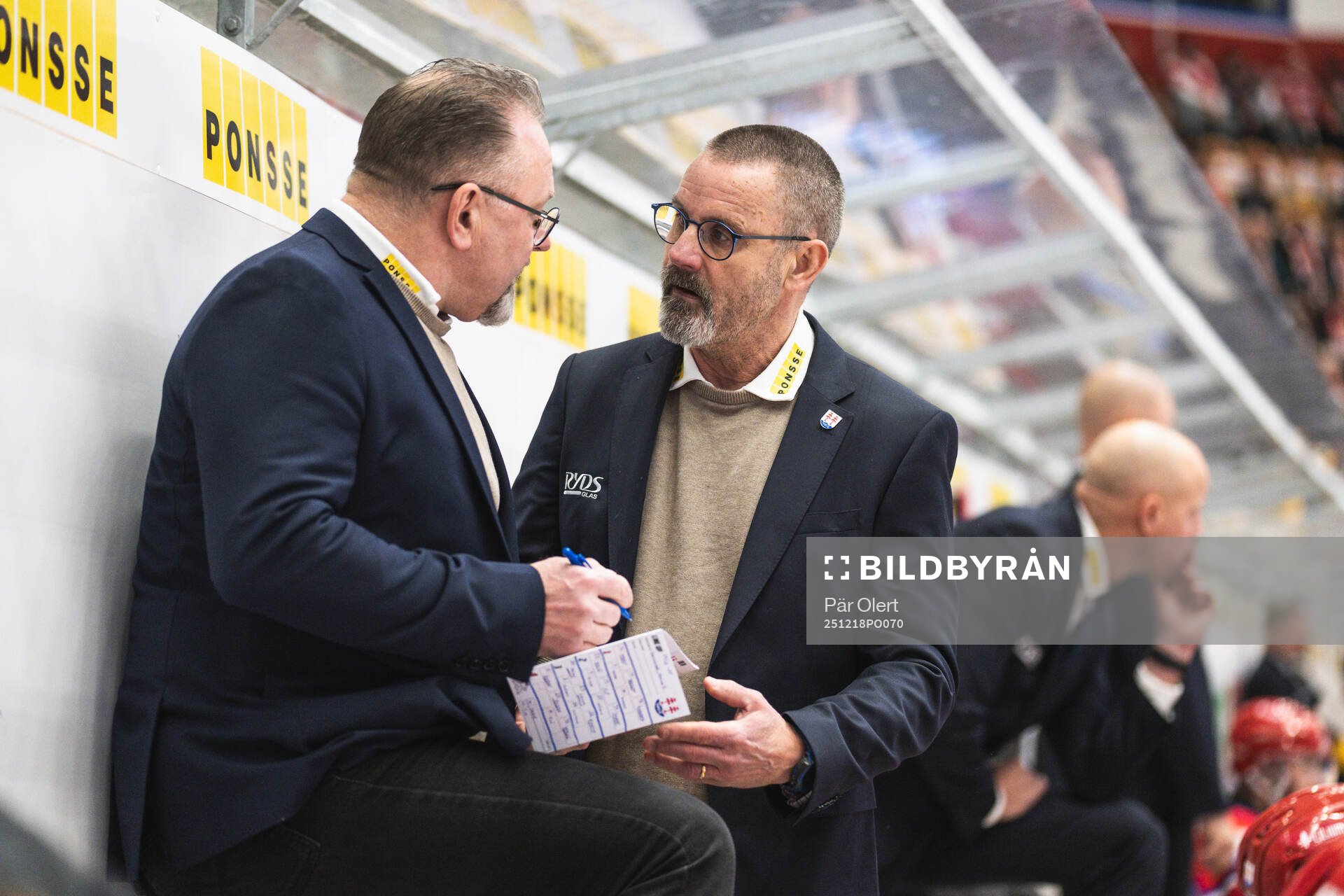 Timrås tränare Tommy Samuelsson och assisterande tränare