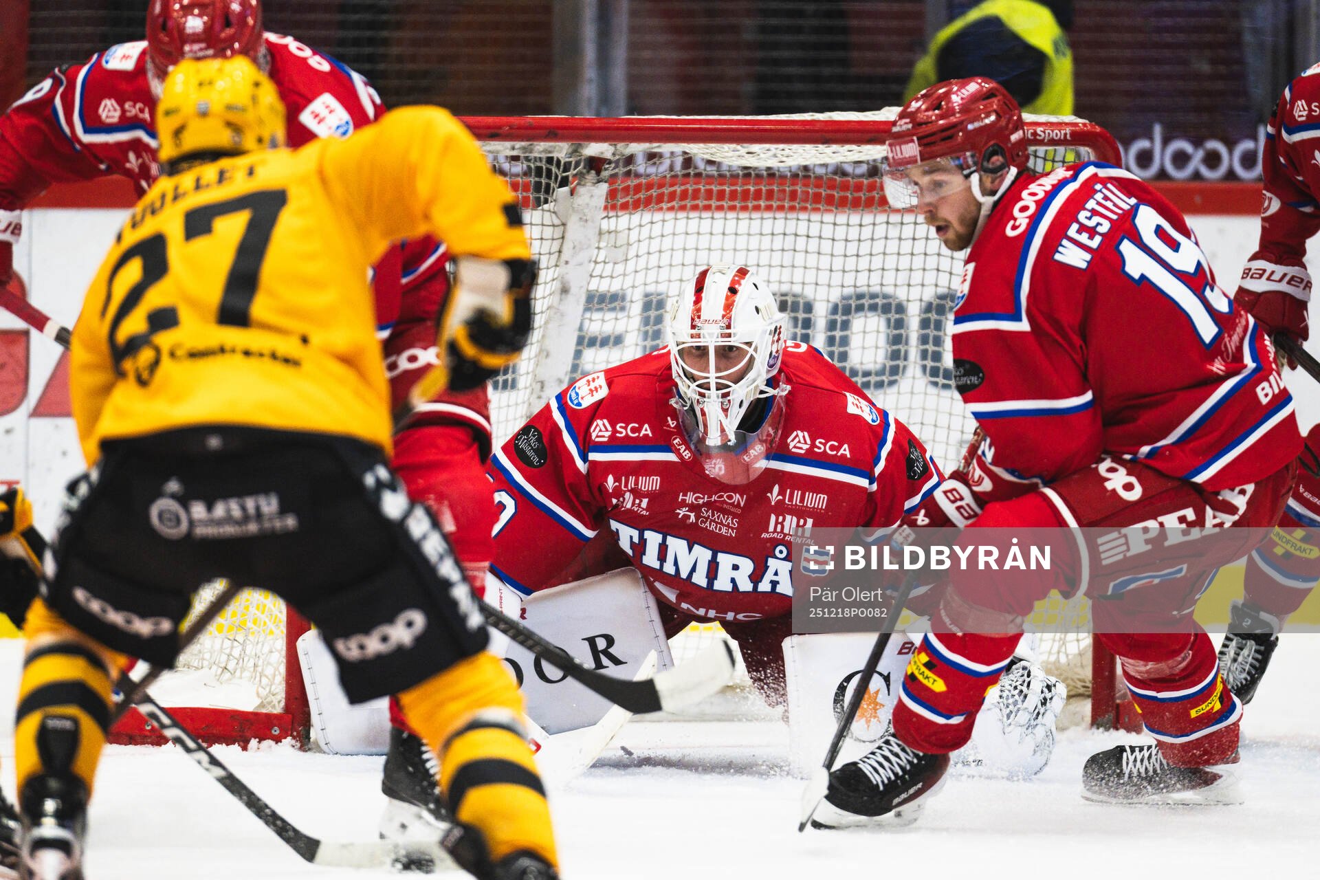 Timrås målvakt Jacob Johansson