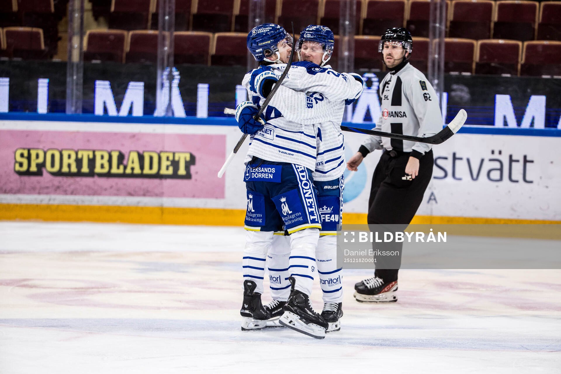 Leksands Kalle Östman jublar