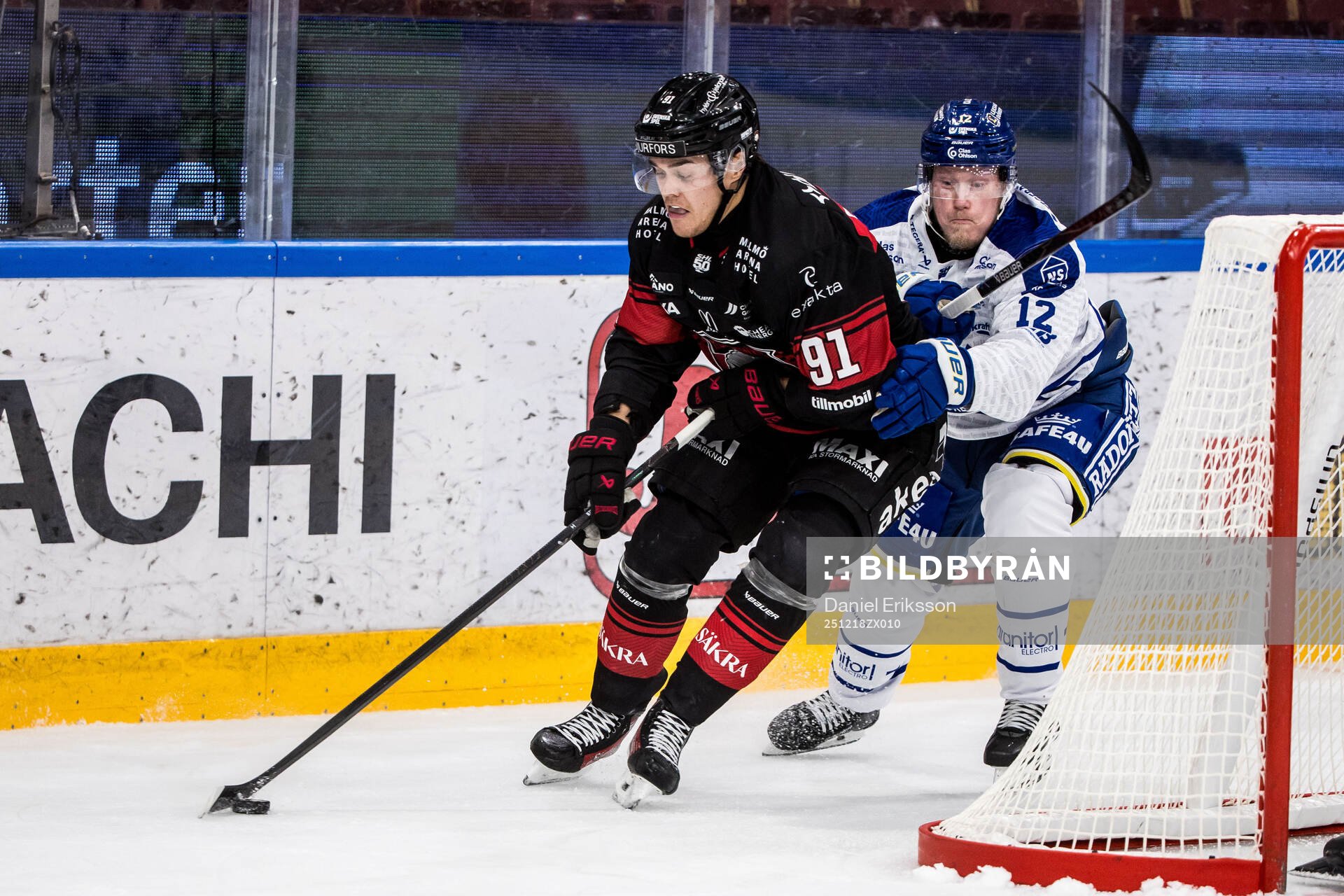 Malmö Redhawks Kalle Hemström och Leksands Kalle Östman