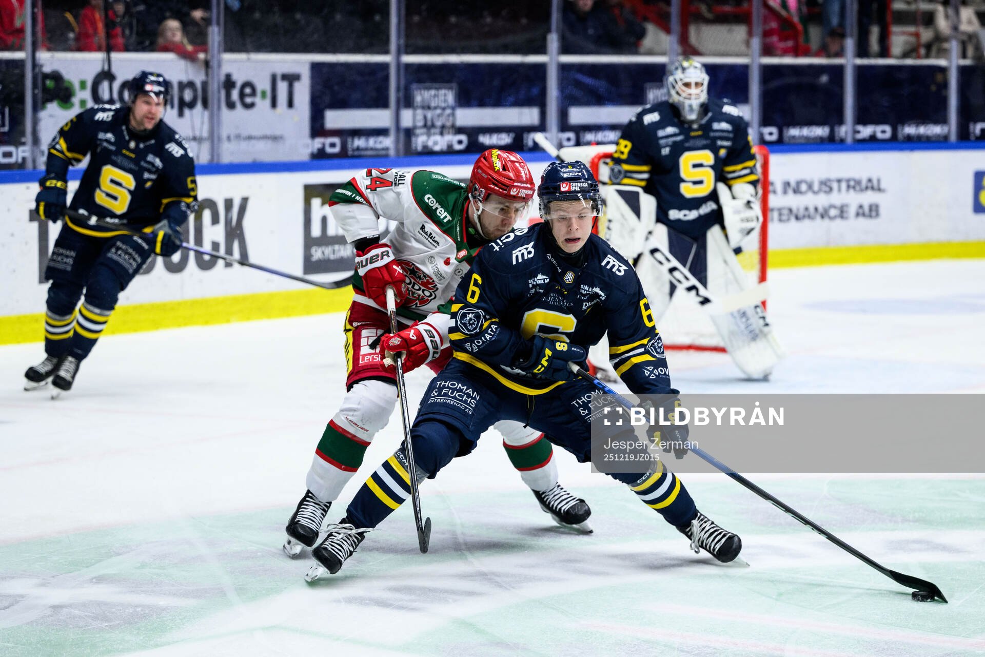 Modos Kyle Topping och Södertäljes Ludvig Söderberg