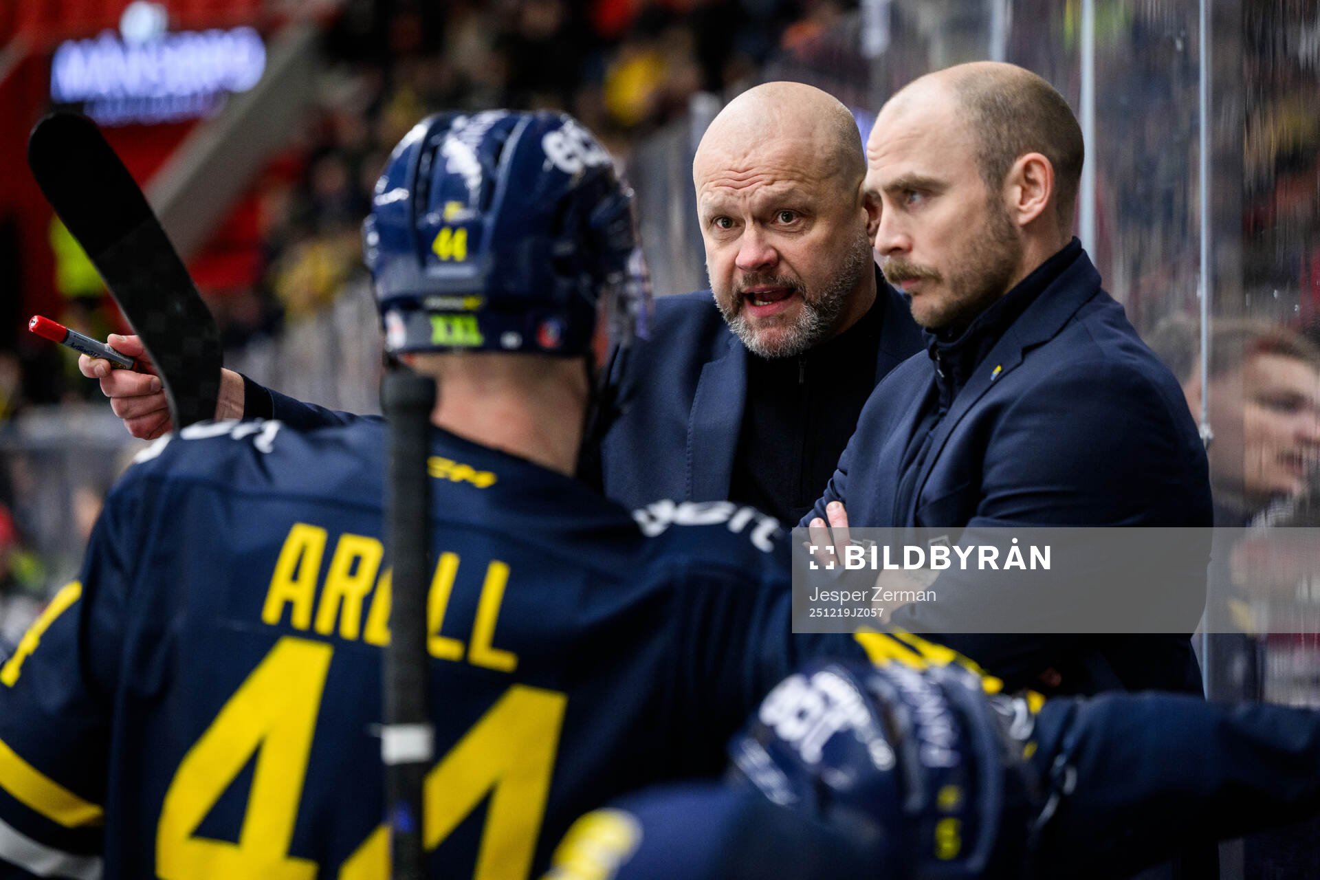 Södertäljes tränare Andreas Johansson