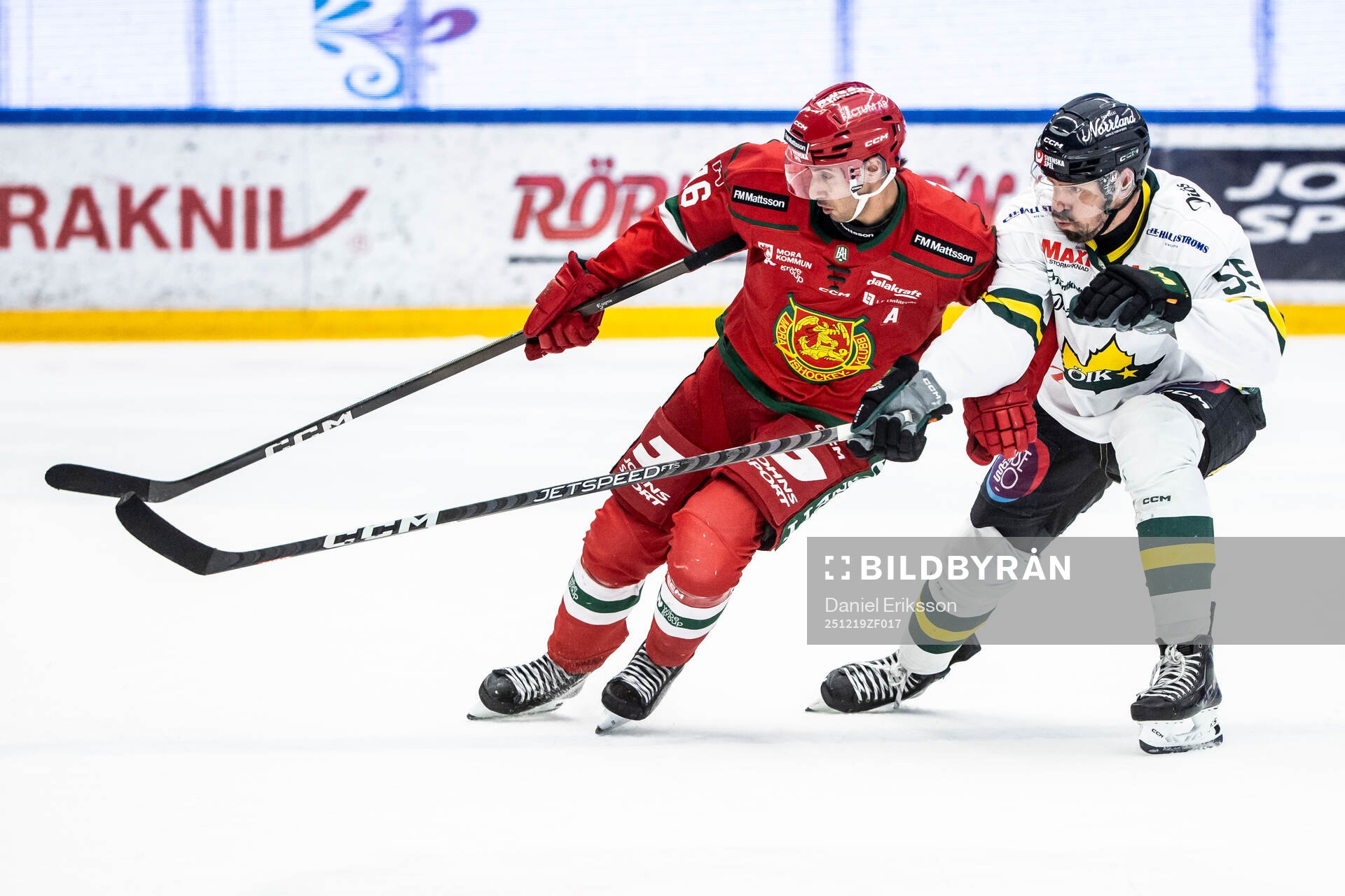 Moras Marcus Karlström och Östersunds Linus Videll