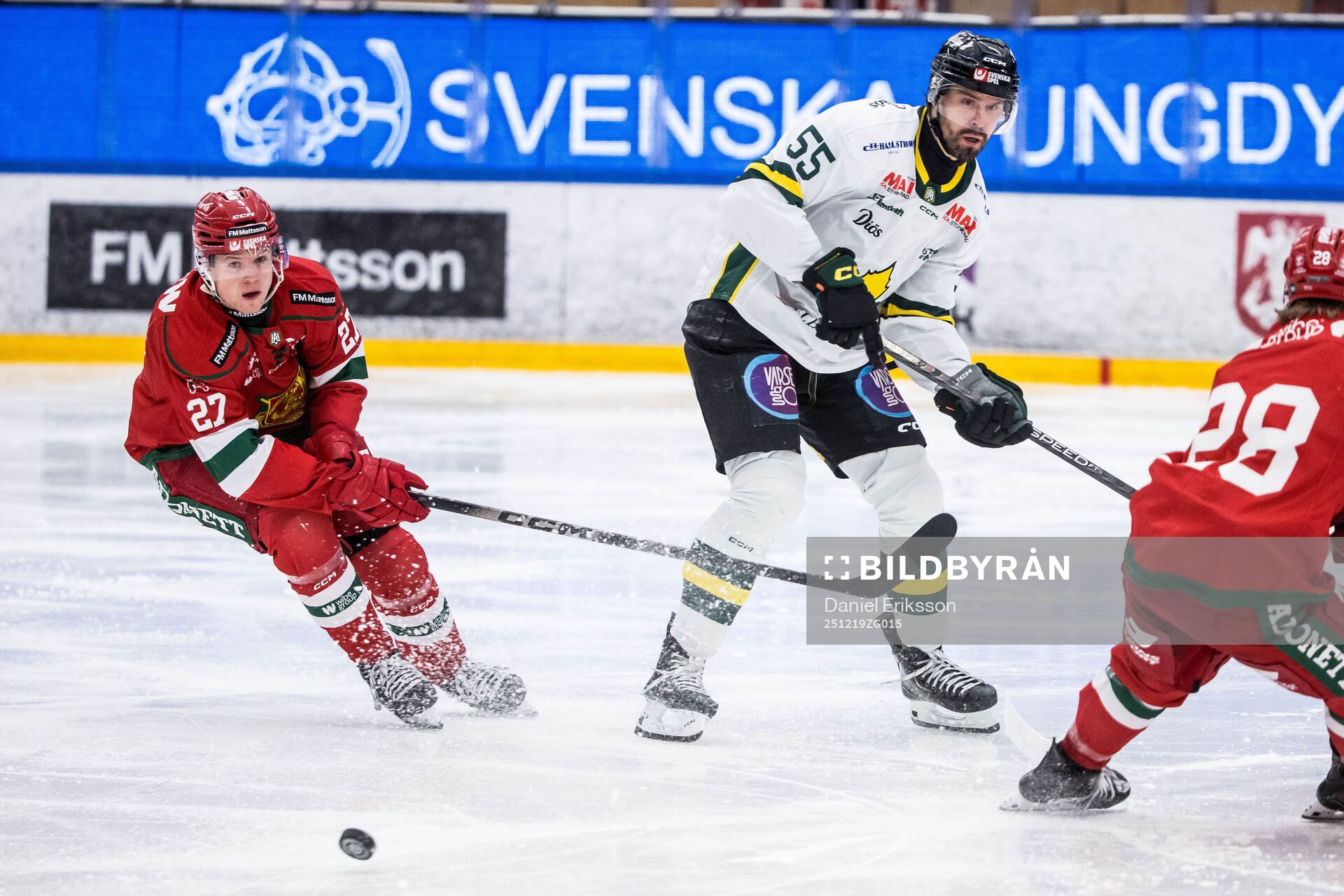 Moras Hampus Larsson och Östersunds Linus Videll