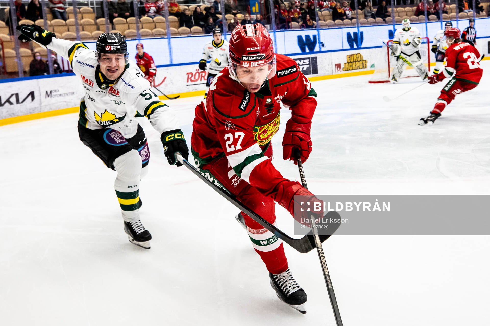Östersunds Alexander Anderberg och Moras Hampus Larsson