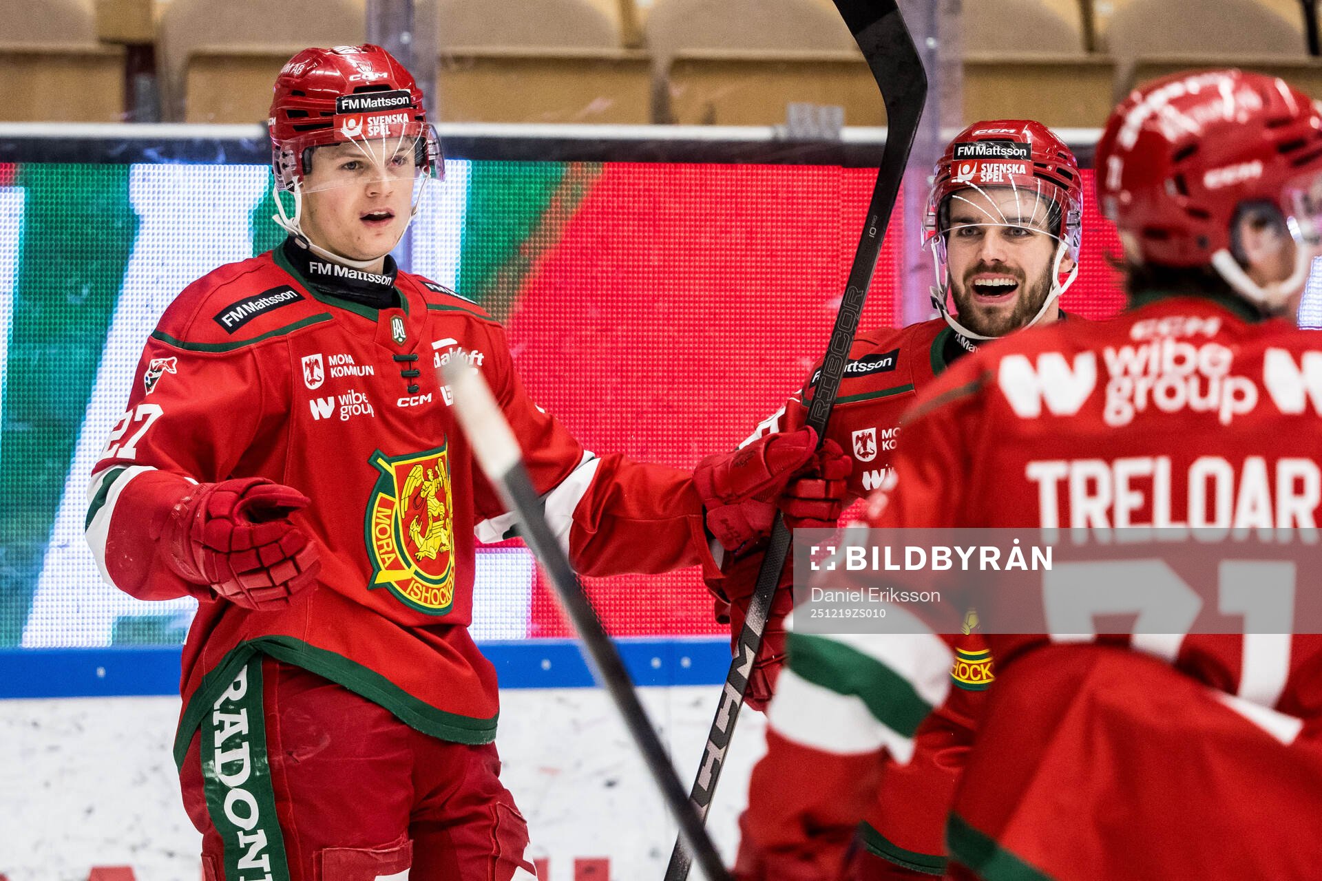 Moras Hampus Larsson jublar