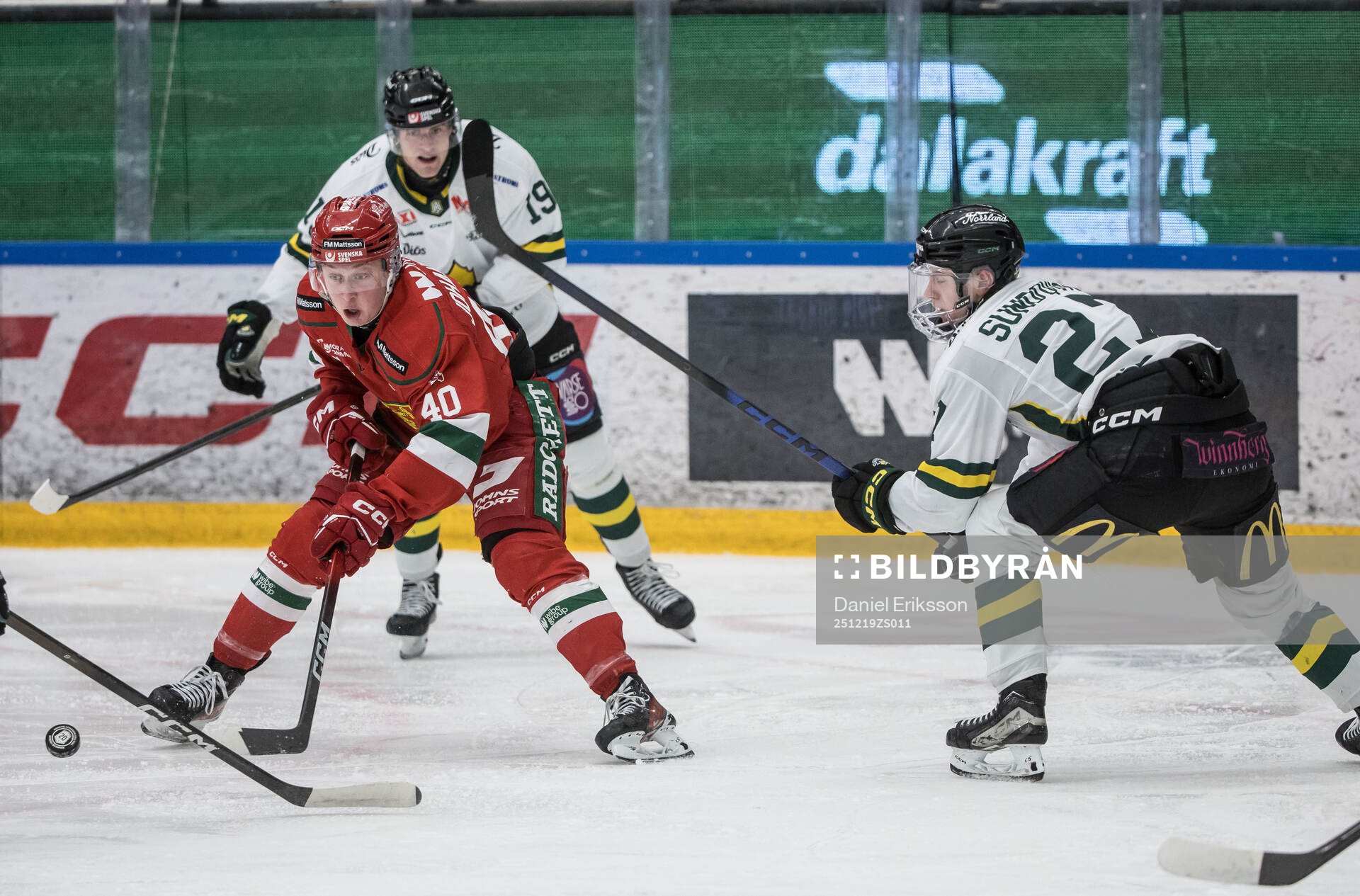 Moras Felix Johansson och Östersunds Leo Sundqvist