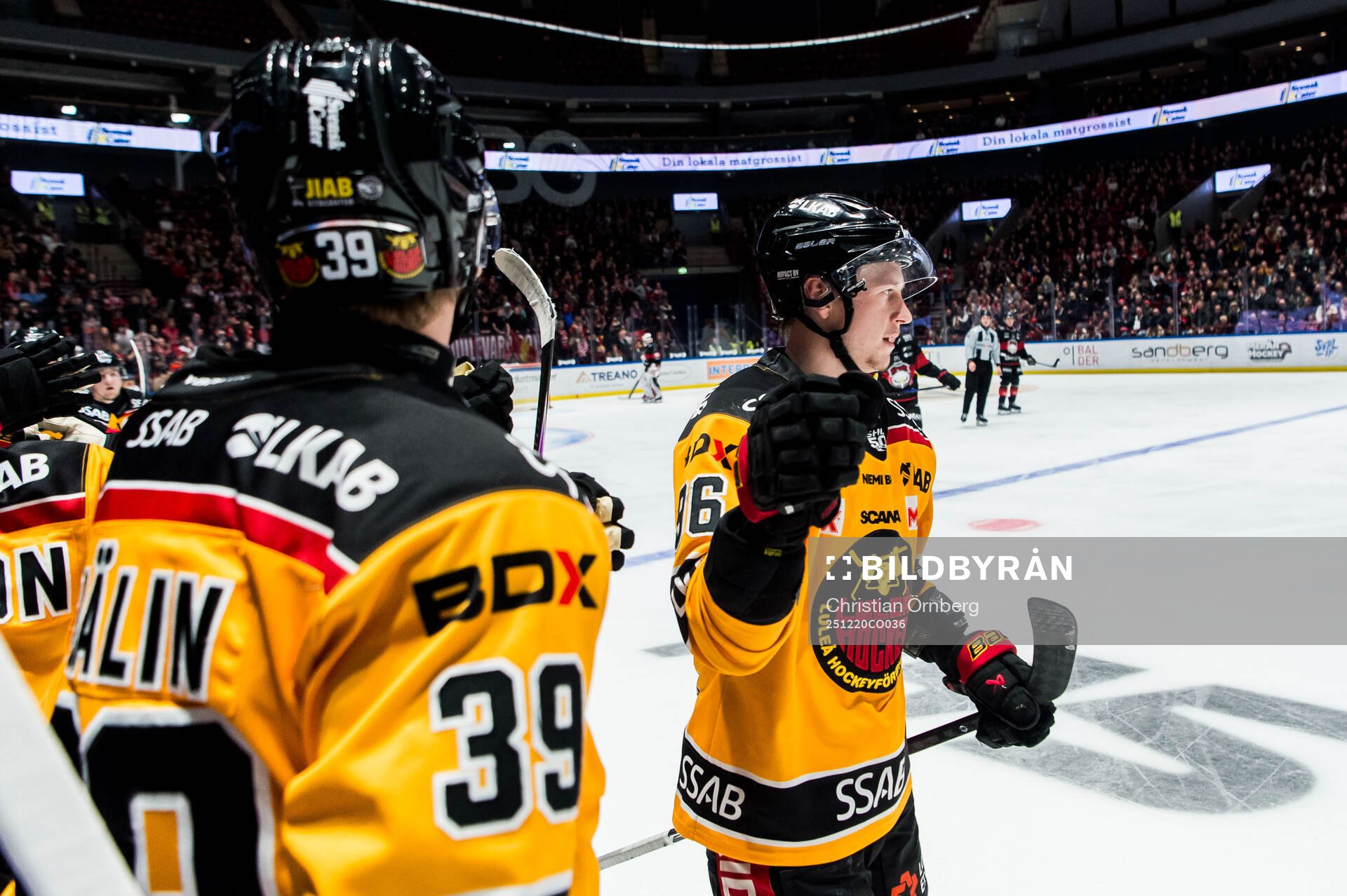 Luleås Pontus Andreasson jublar