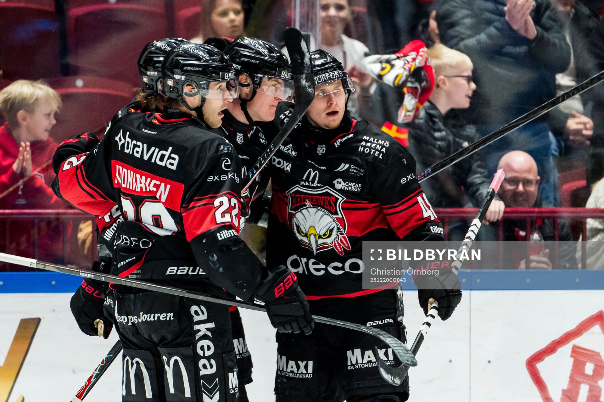 Malmö Redhawks Fredrik Händemark jublar