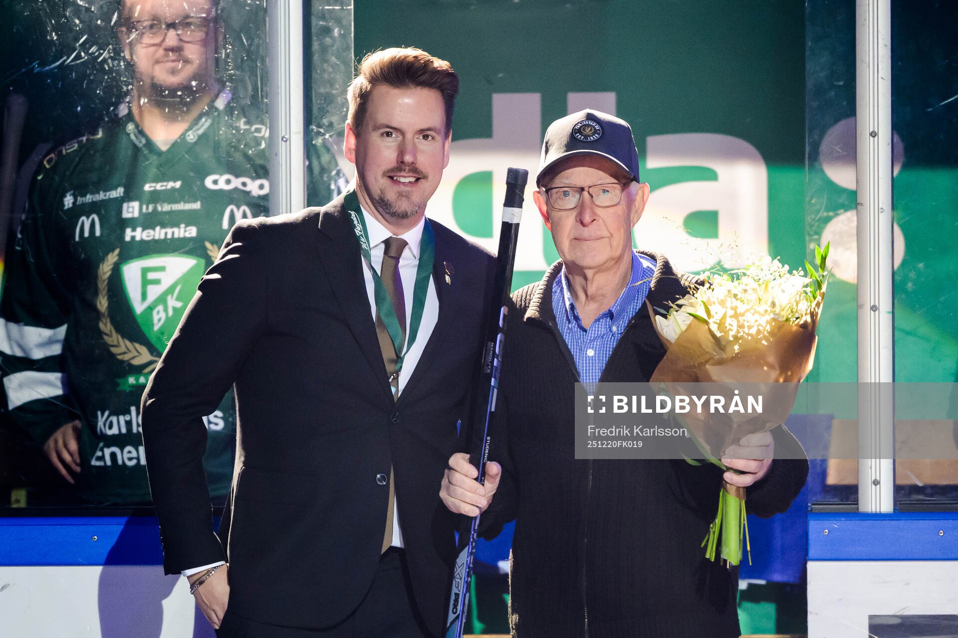 Erik Grönberg, hållbarhetsansvarig Färjestad BK och