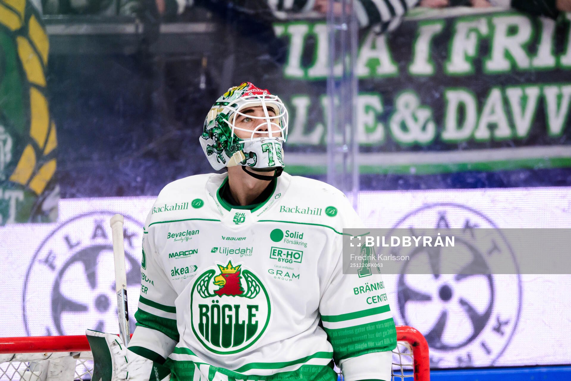 Rögles målvakt Arvid Holm
