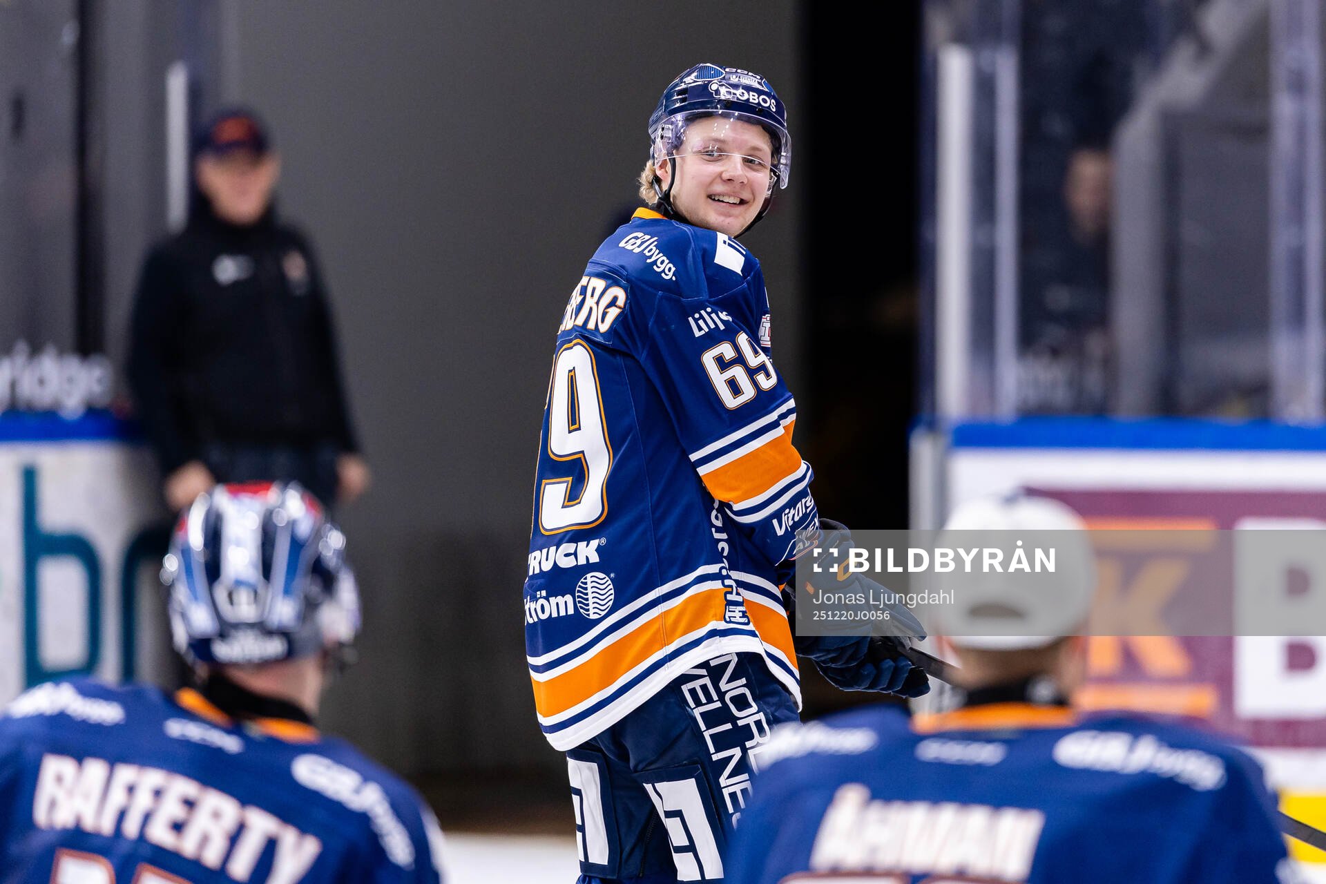 Växjös Morgan Anderberg jublar