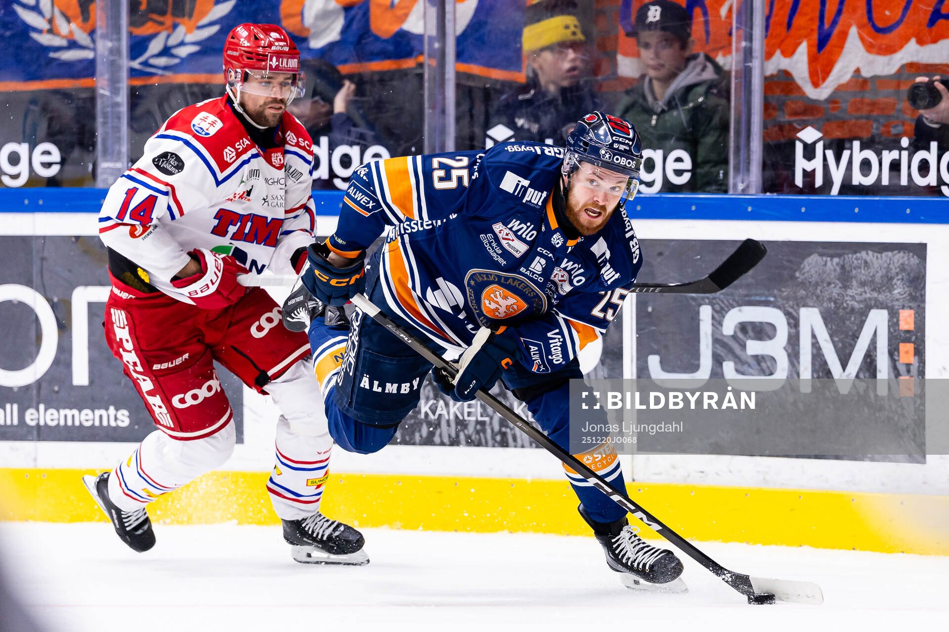 Timrås Emil Pettersson och Växjös Lucas Elvenes