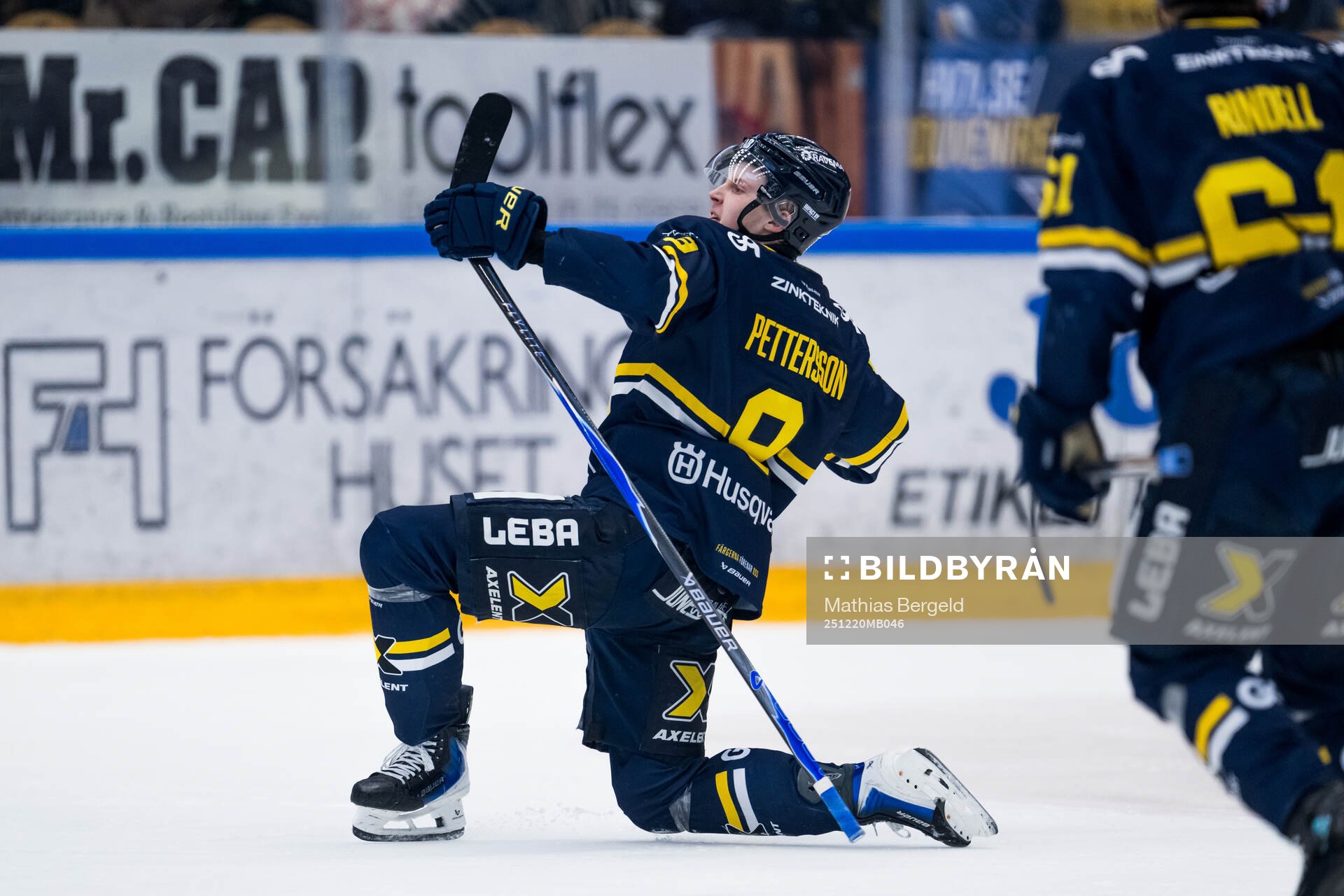 HV71s Hugo Pettersson jublar