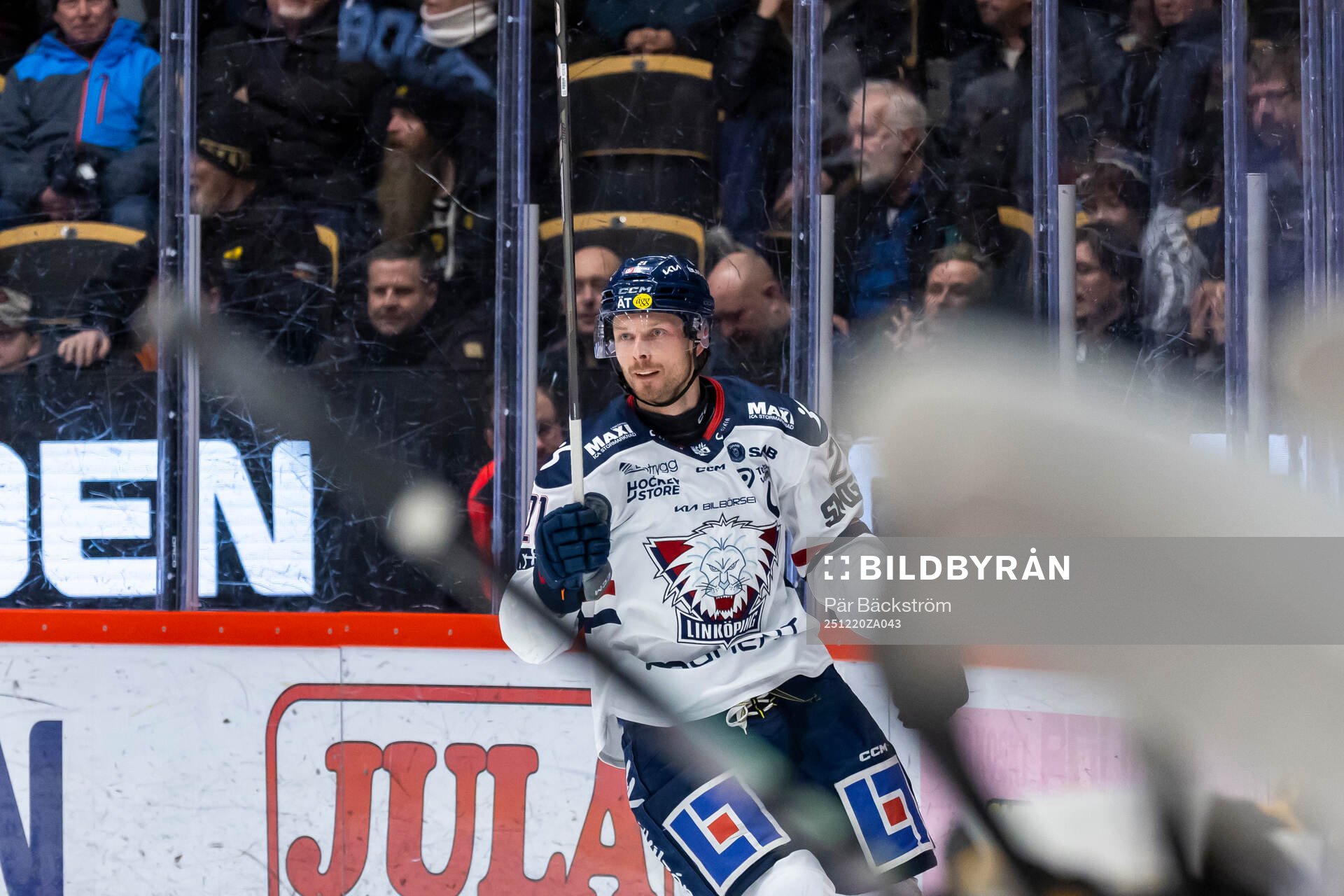 Linköpings Christoffer Ehn jublar