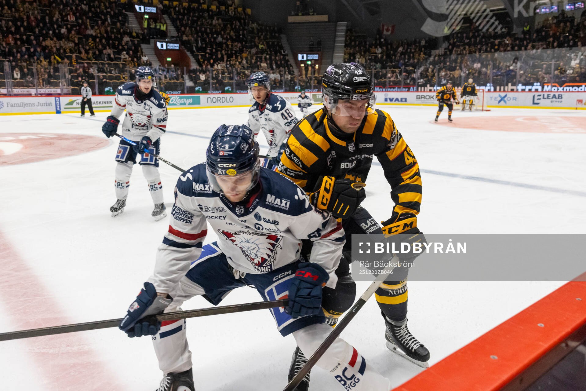 Linköpings Jonathan Myrenberg och Skellefteås Max