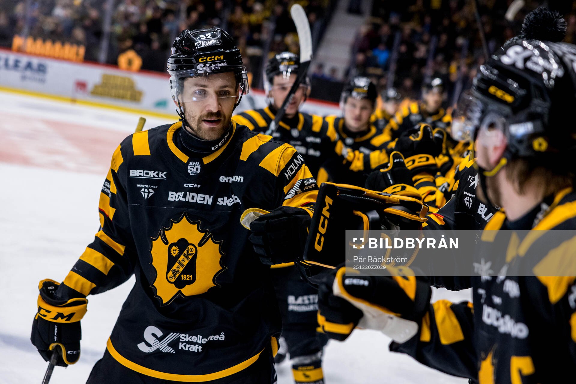 Skellefteås Arvid Lundberg jublar