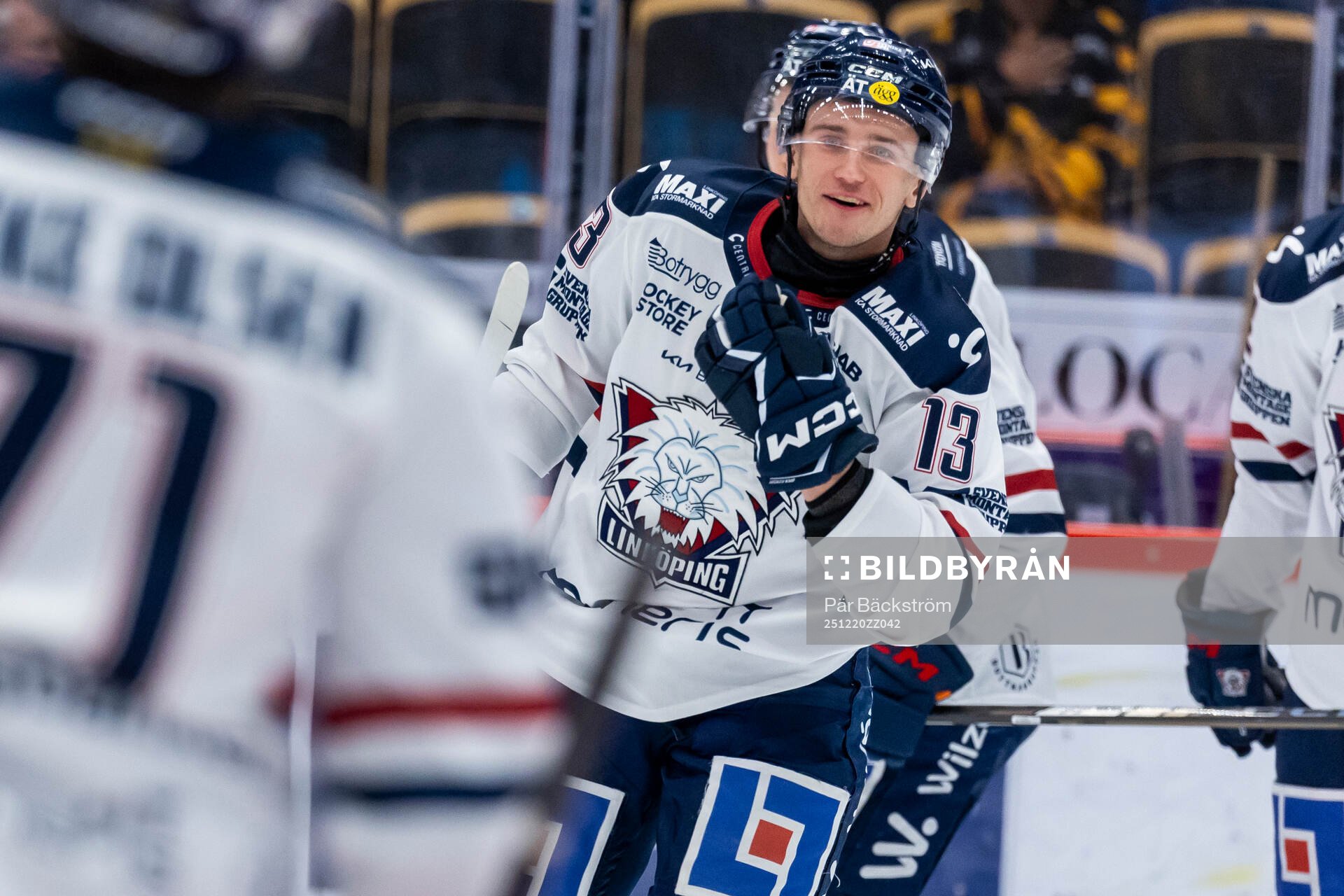 Linköpings Jakub Vrana jublar