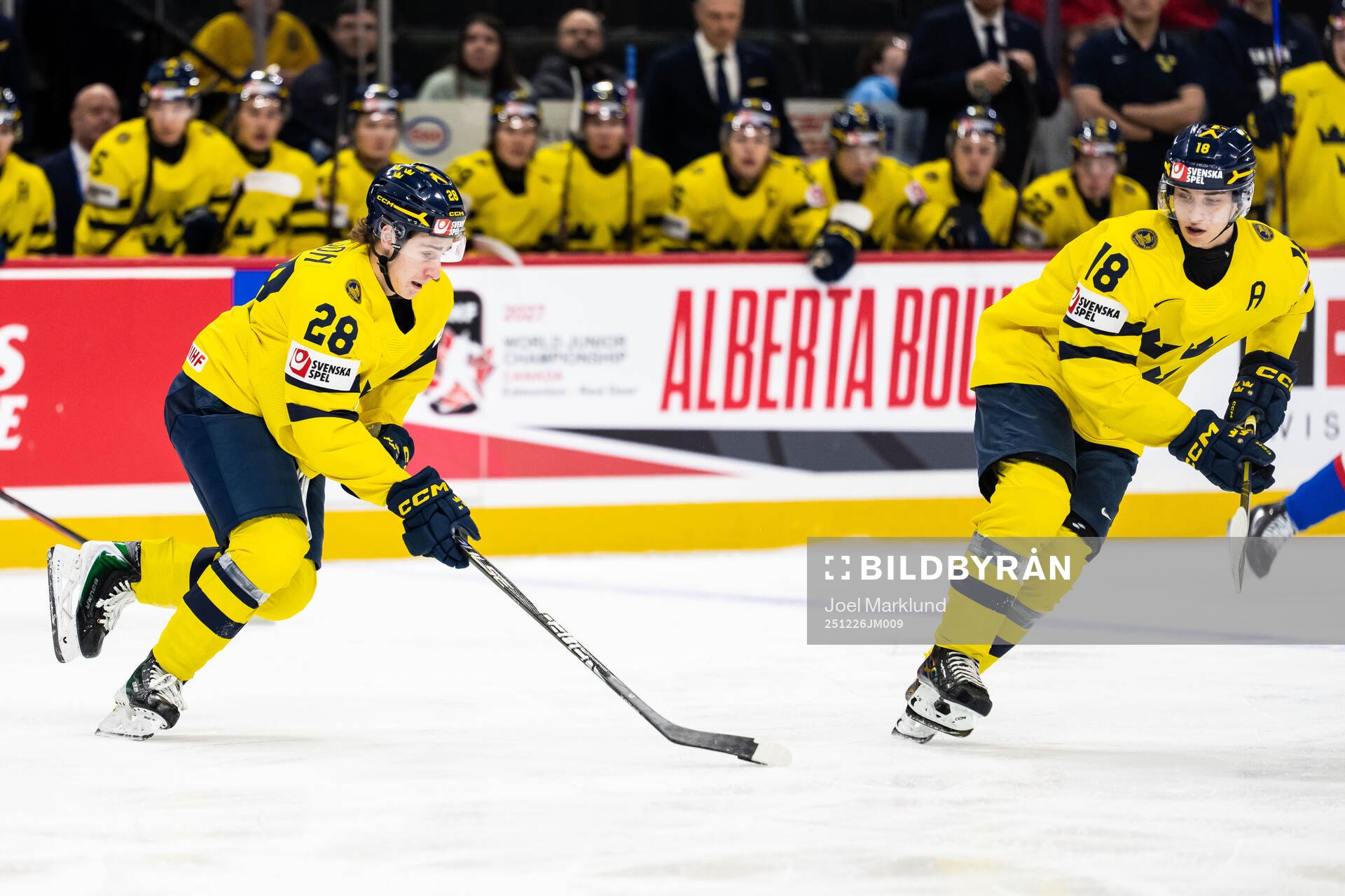 Eric Nilson and Victor Eklund of Sweden