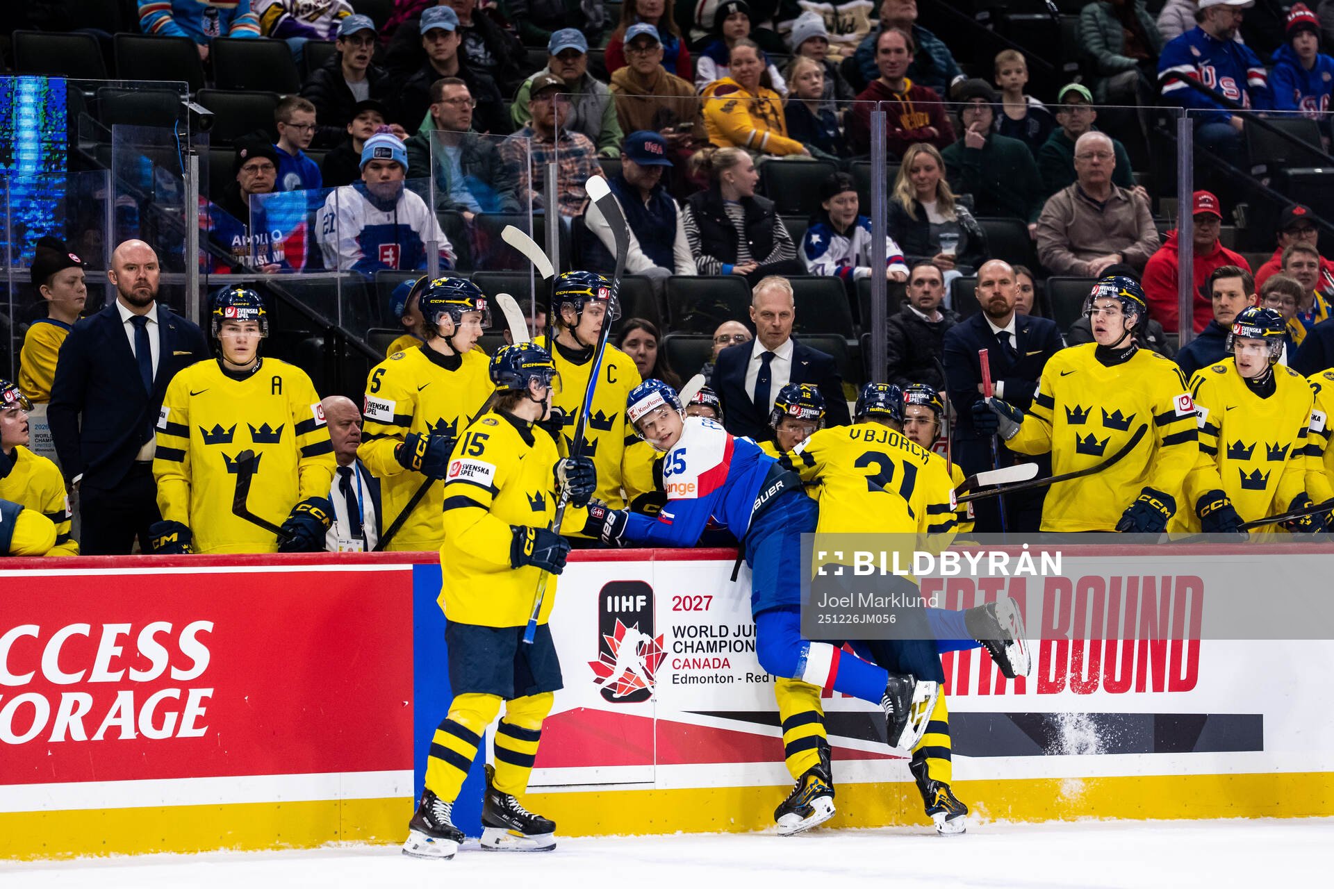 Andrej Fabus of Slovakia and Viggo Björck of Sweden