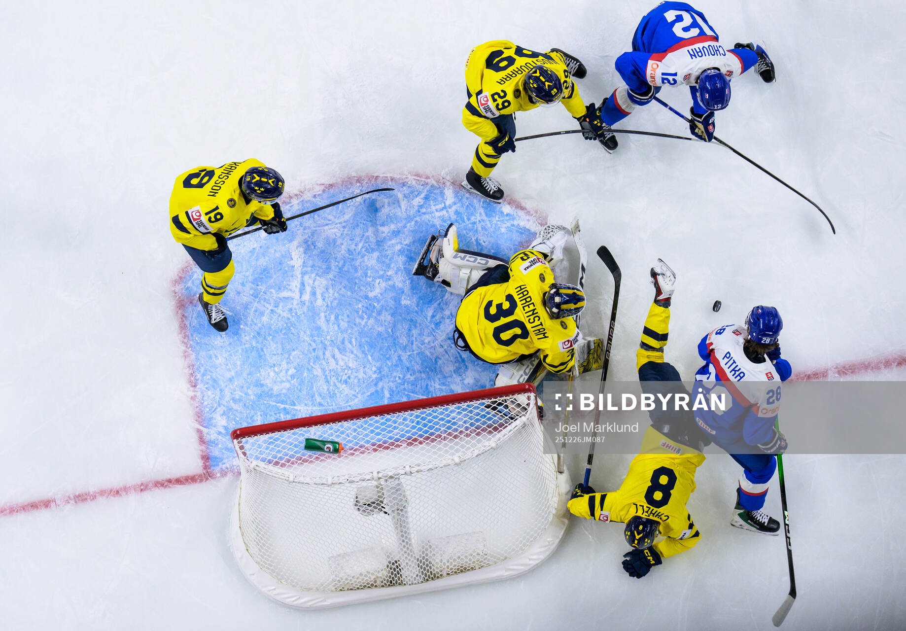 William Håkansson, goaltender Love Härenstam, Casper