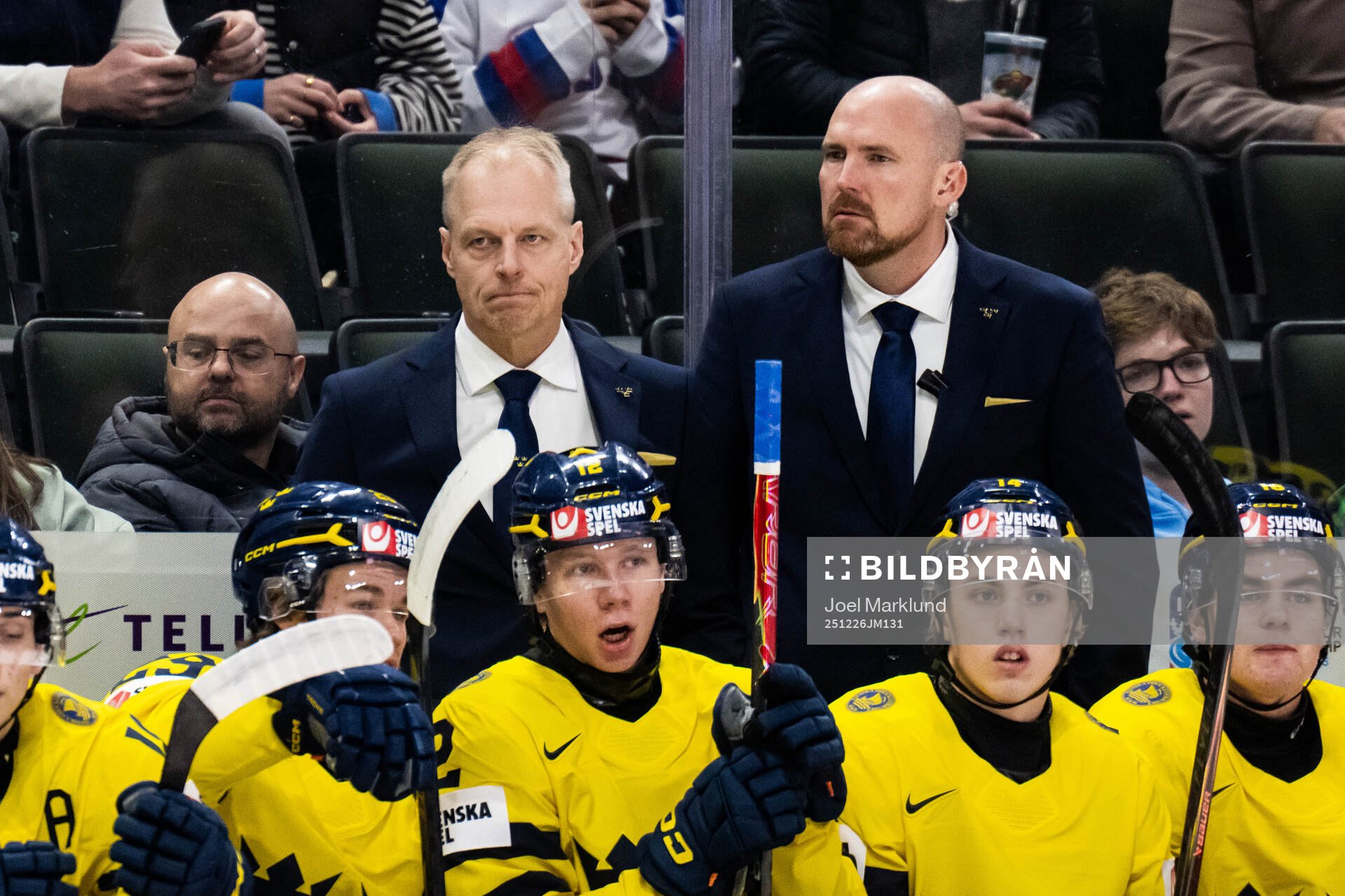Head coach Magnus Hävelid and assistant coach Gereon