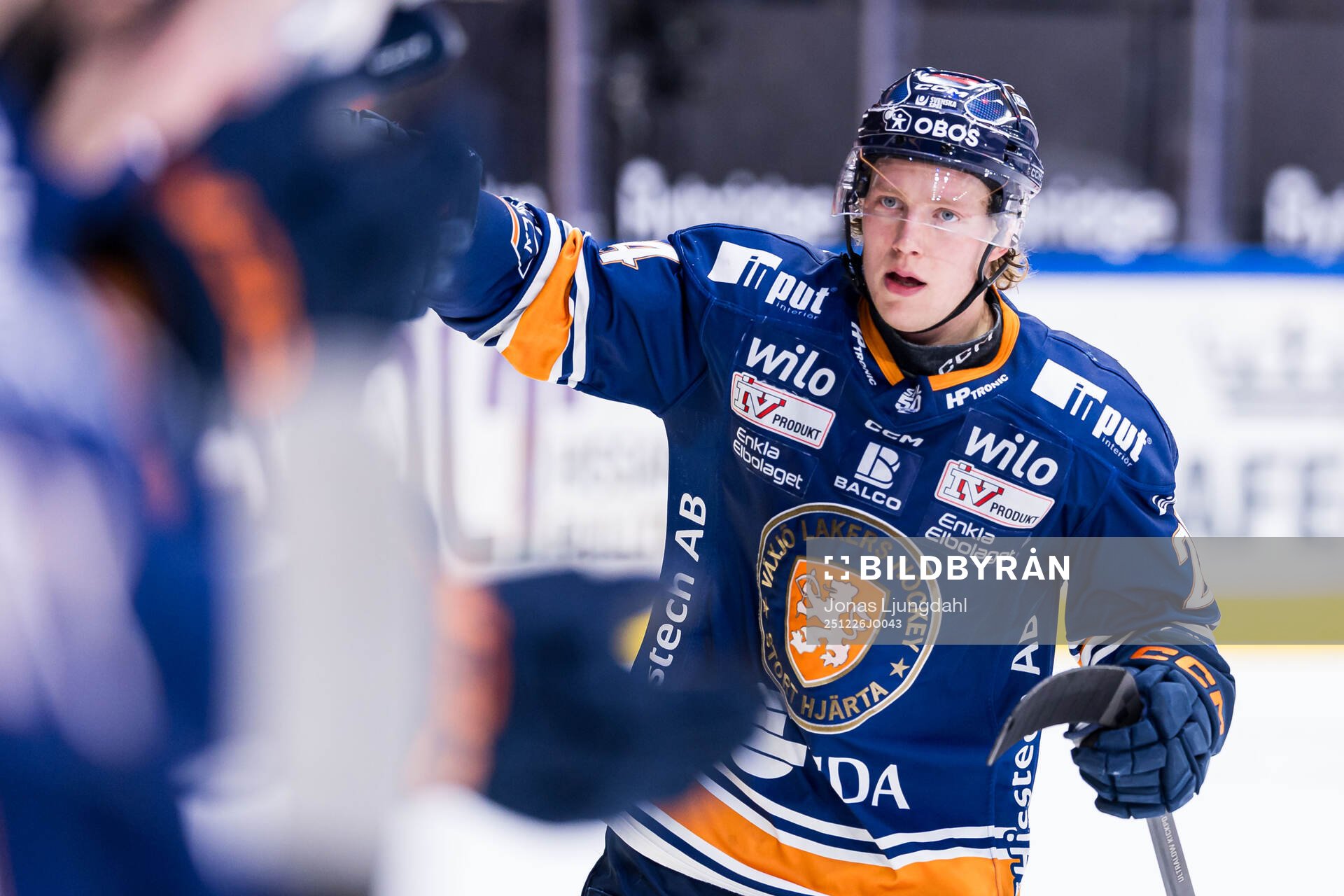 Växjös Karl Henriksson jublar