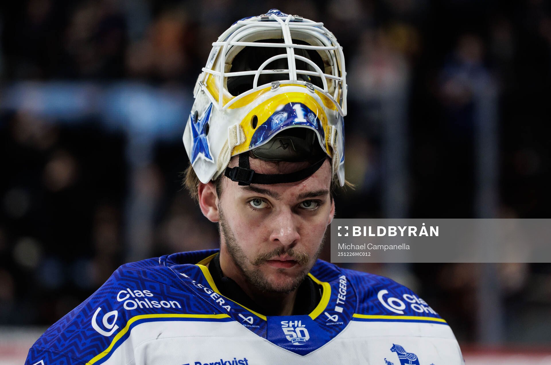 Leksands målvakt Marcus Gidlöf