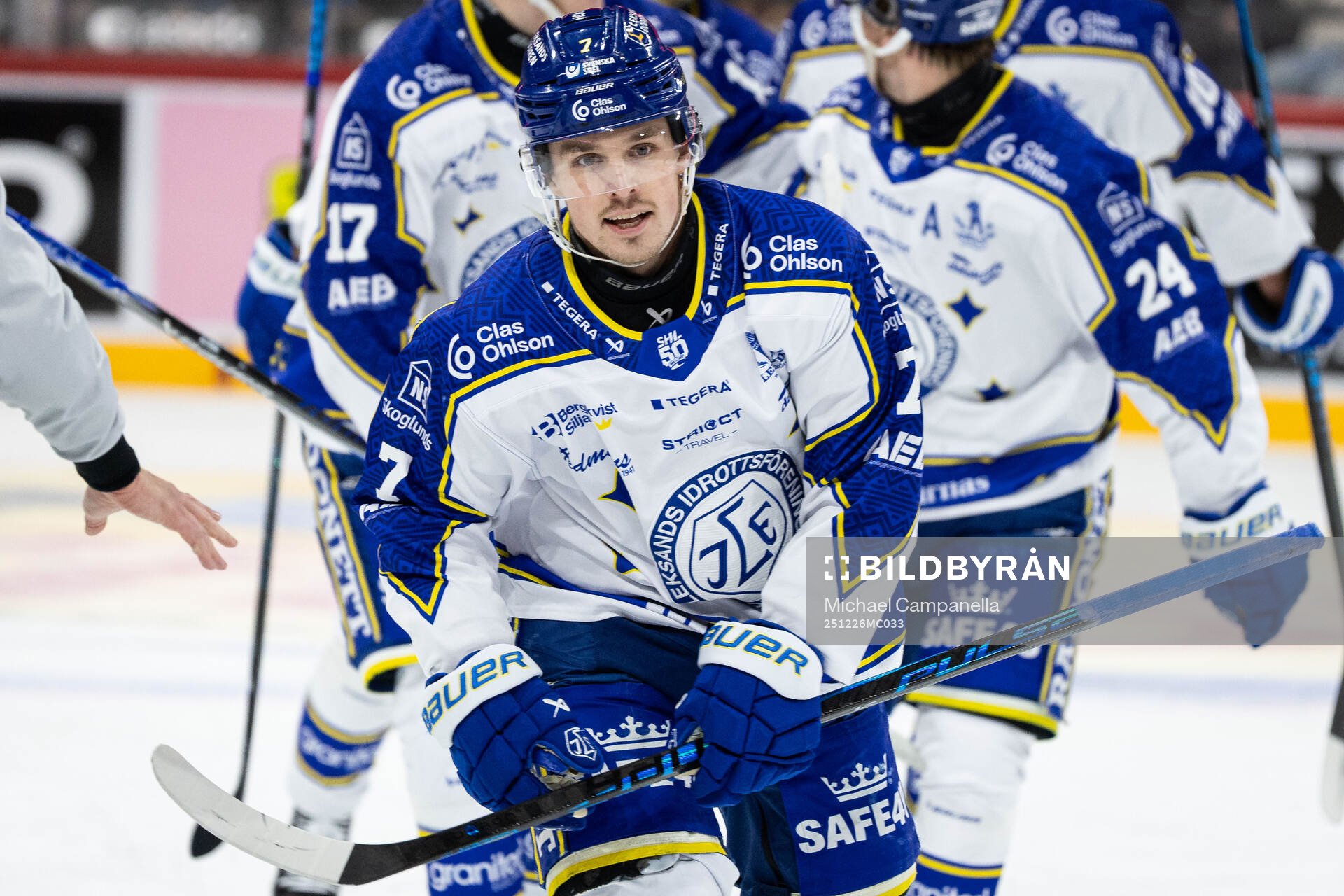 Leksands Marcus Karlberg jublar