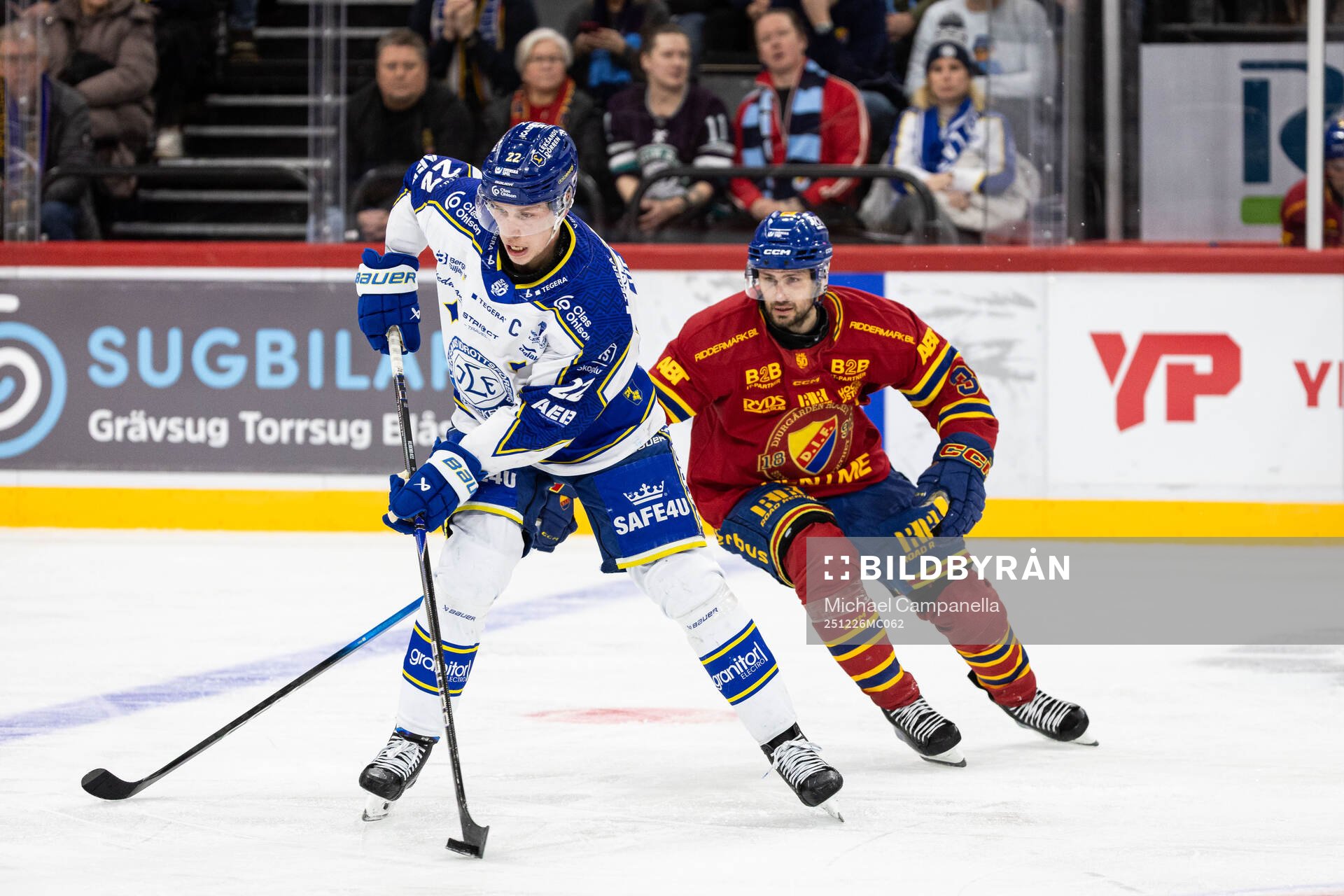 Leksands Lukas Vejdemo och Djurgårdens Marcus Krüger