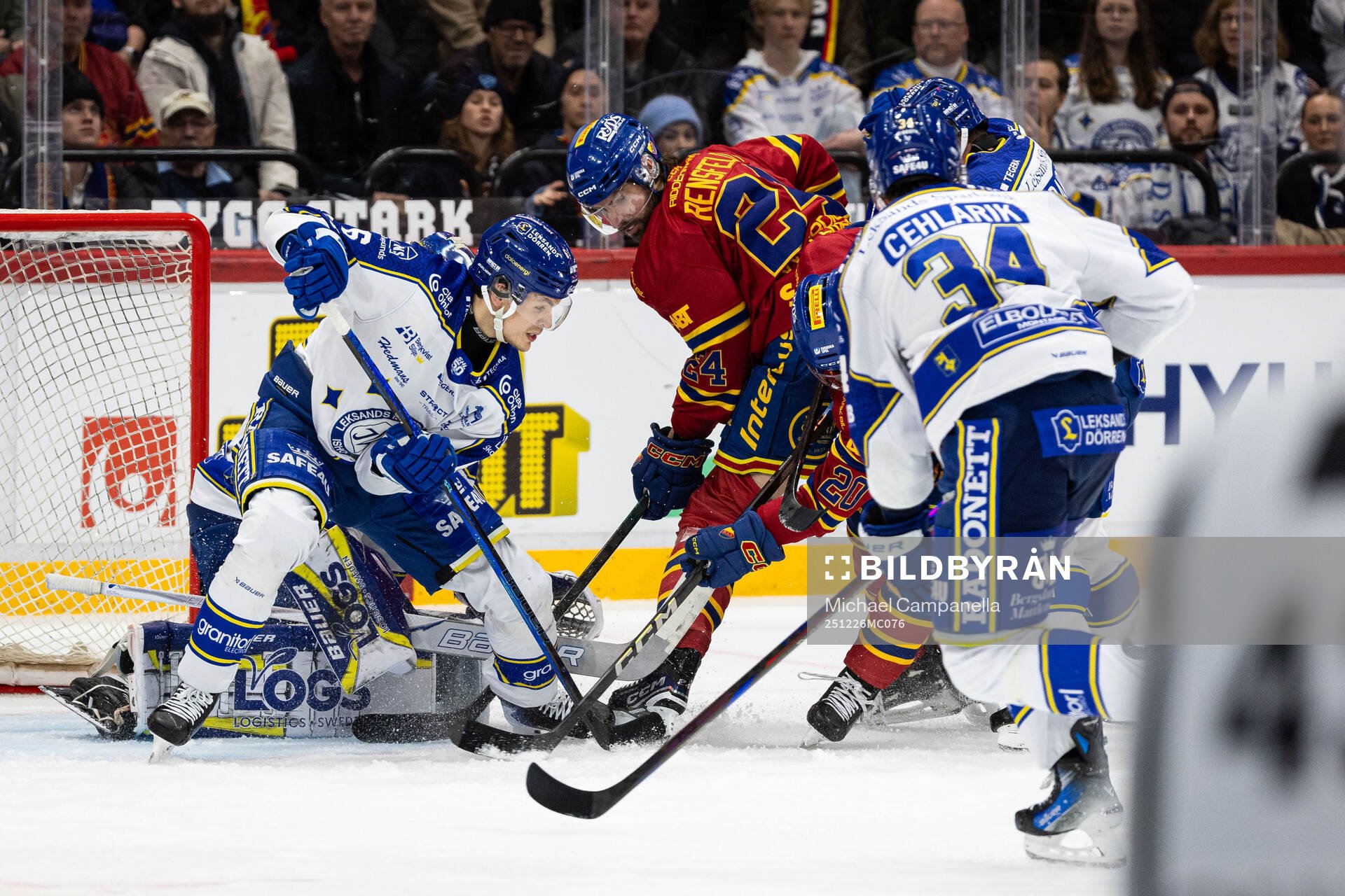 Leksands Alexander Lundqvist och Djurgårdens Ludvig