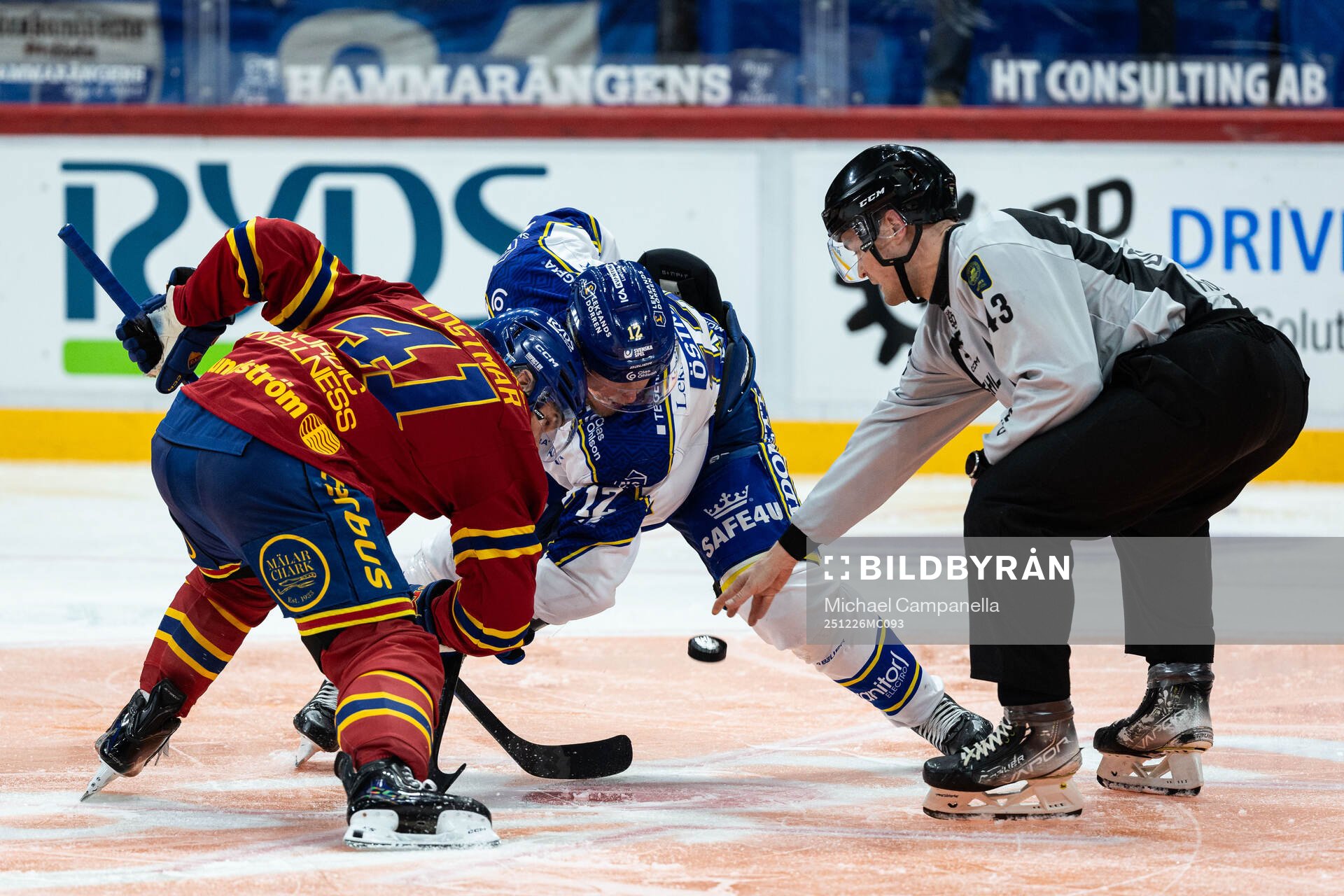 Djurgårdens Arvid Costmar och Leksands Dennis Altörn