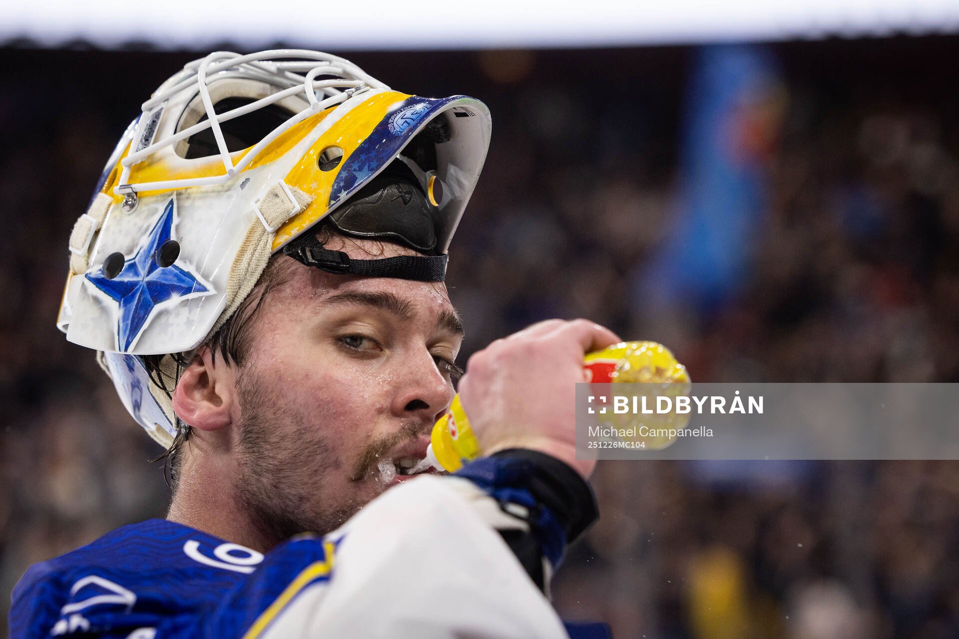 Leksands målvakt Marcus Gidlöf