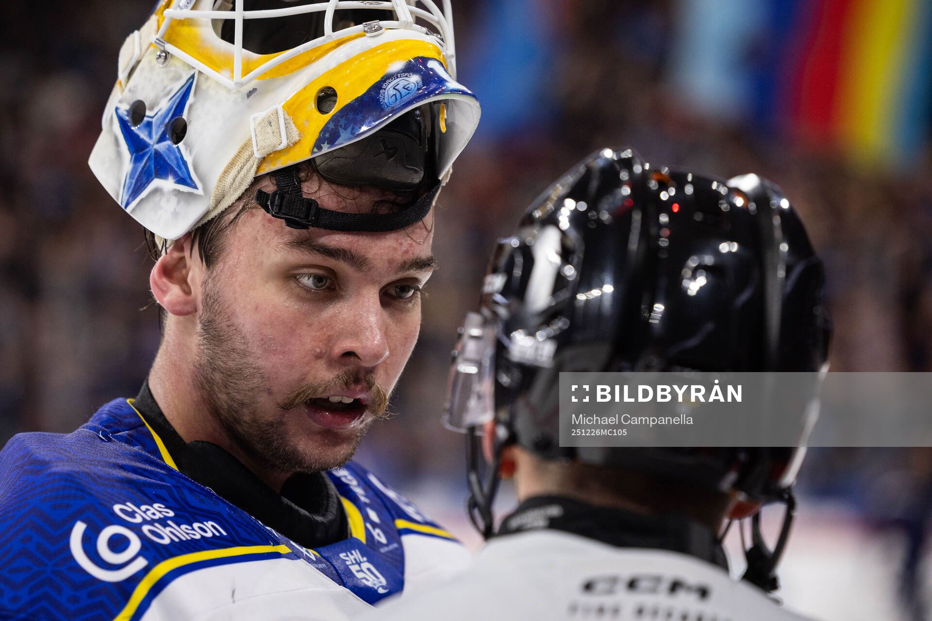 Leksands målvakt Marcus Gidlöf