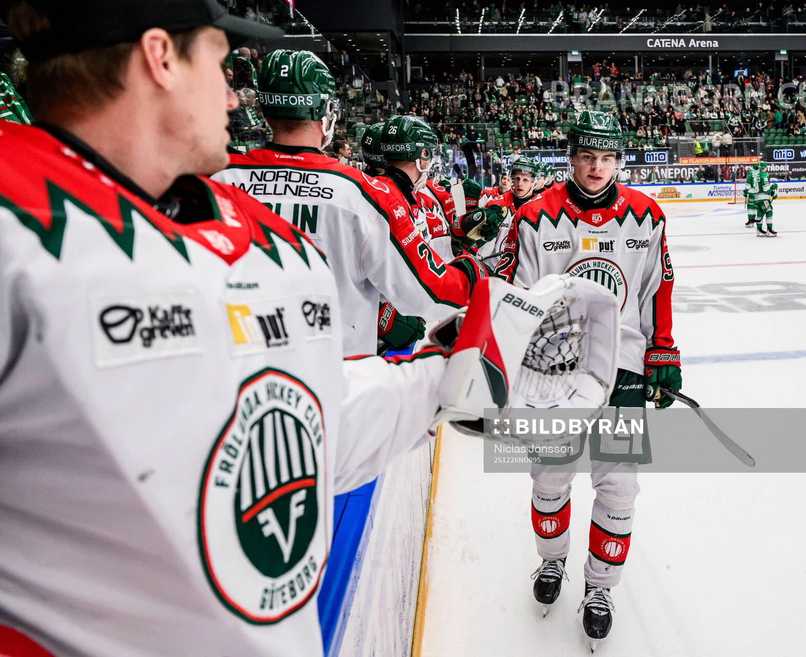 Frölundas Filip Cederqvist jublar