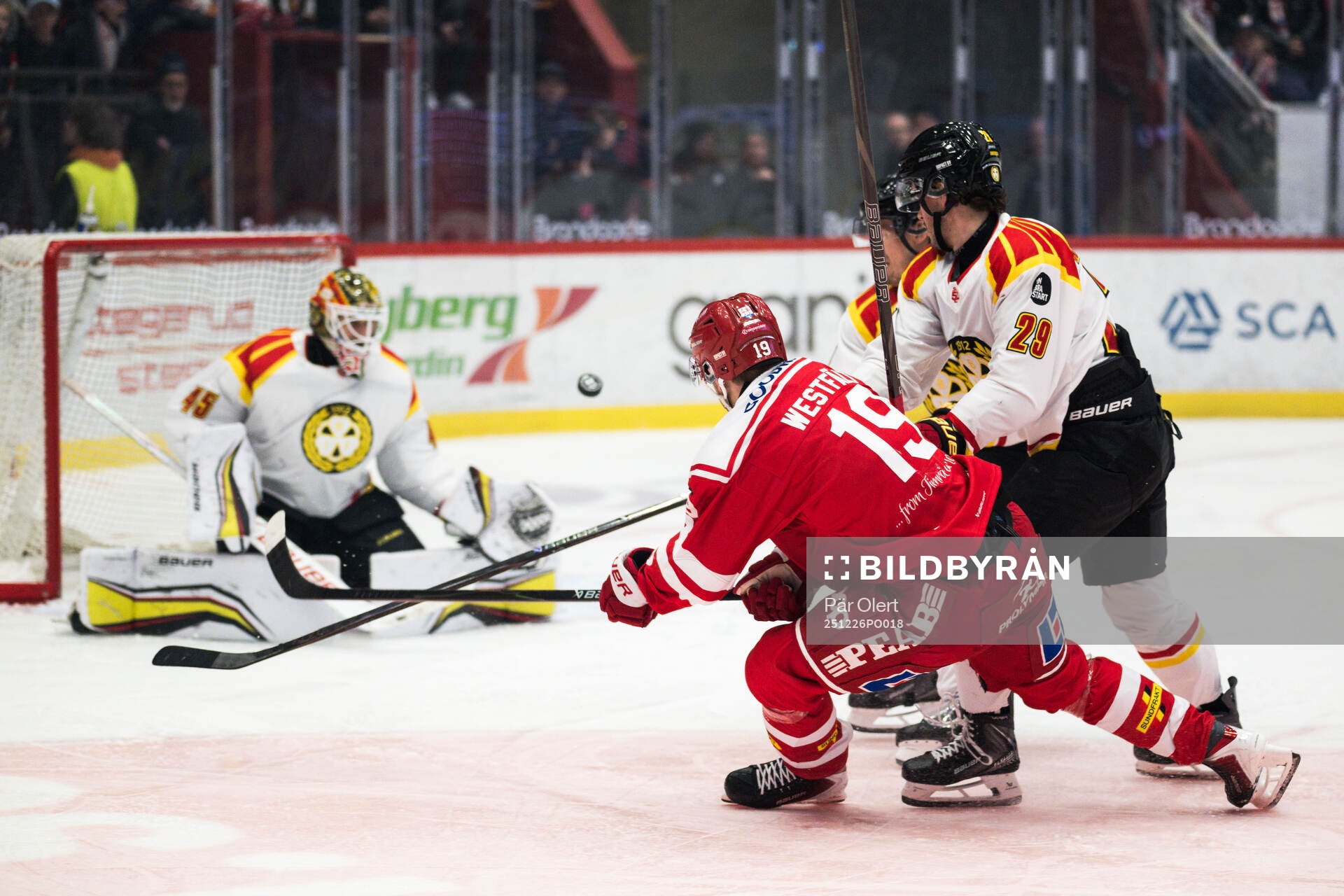 Timrås Marcus Westfält och Brynäs Axel Andersson