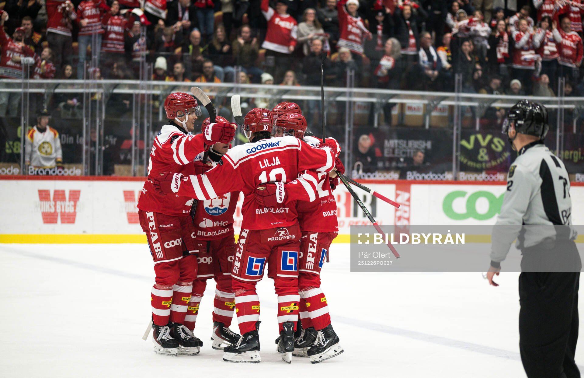 Timrås Simon Forsmark jublar
