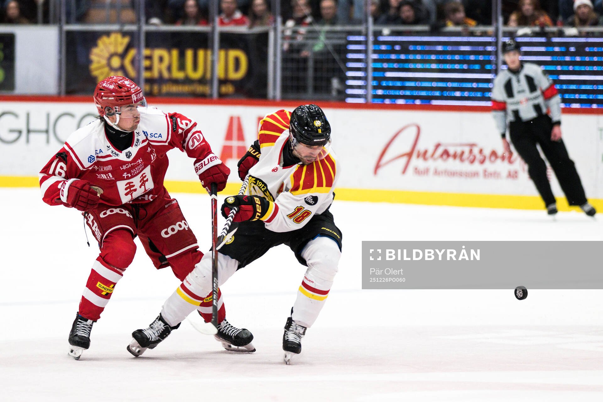 Timrås Lukas Pilö och Brynäs Anton Rödin