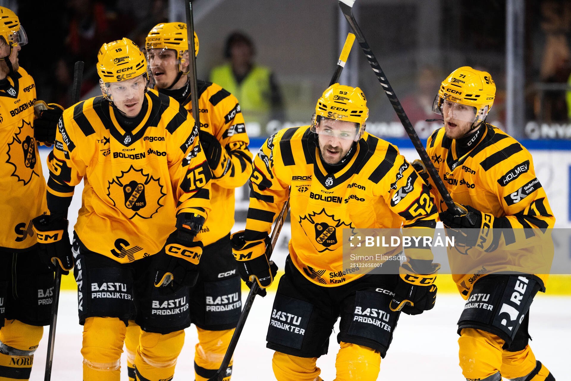 Skellefteås Arvid Lundberg jublar
