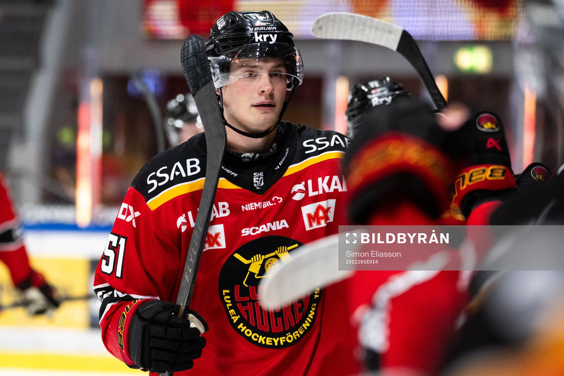 Luleås Markus Nurmi jublar