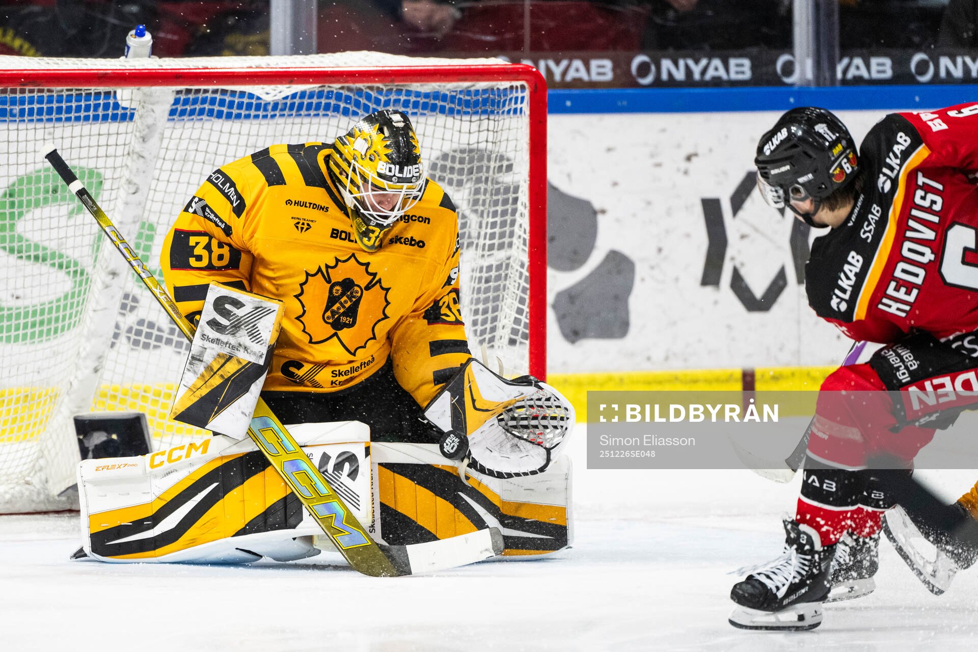 Skellefteås målvakt Strauss Mann