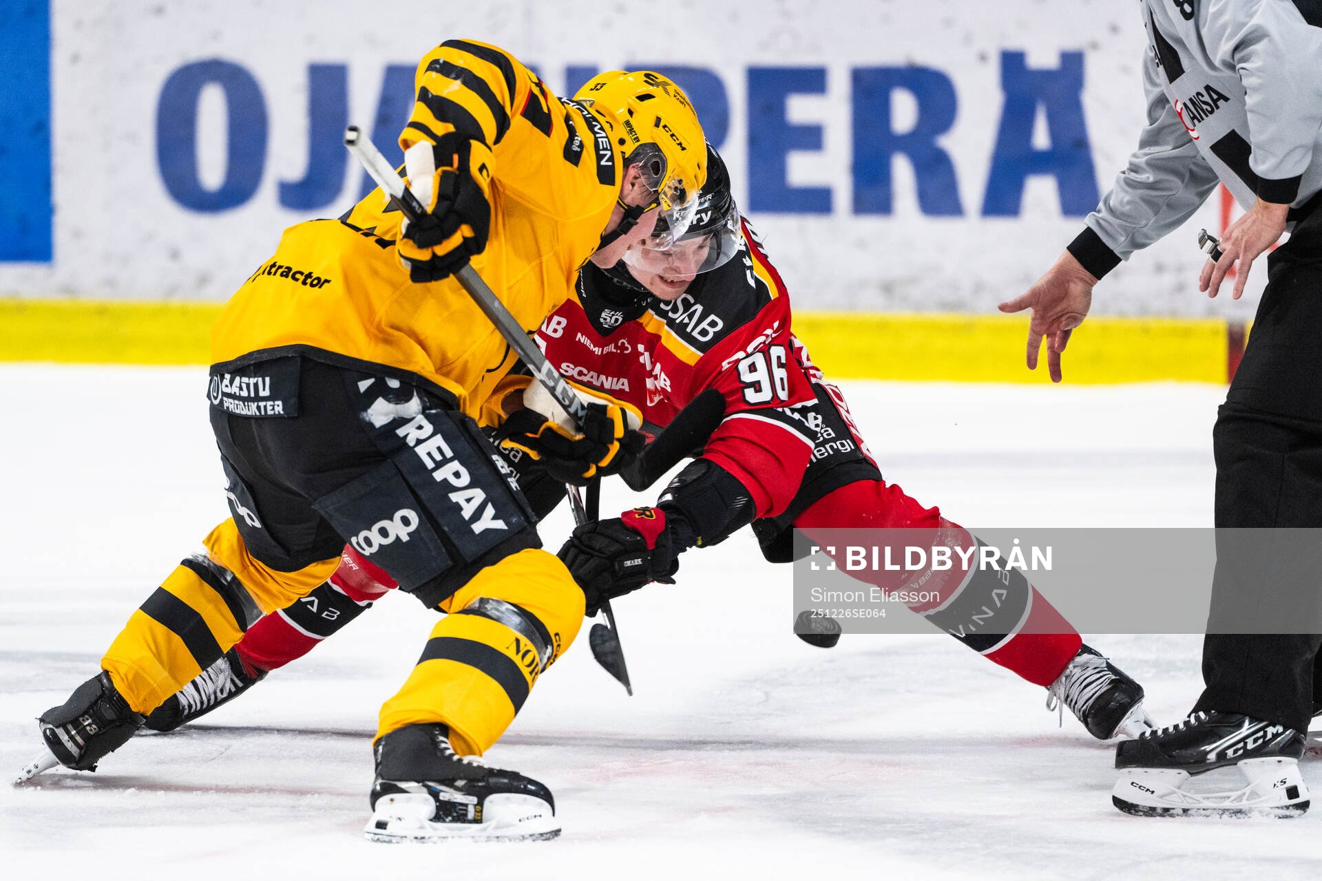 Luleås Pontus Andreasson tekar